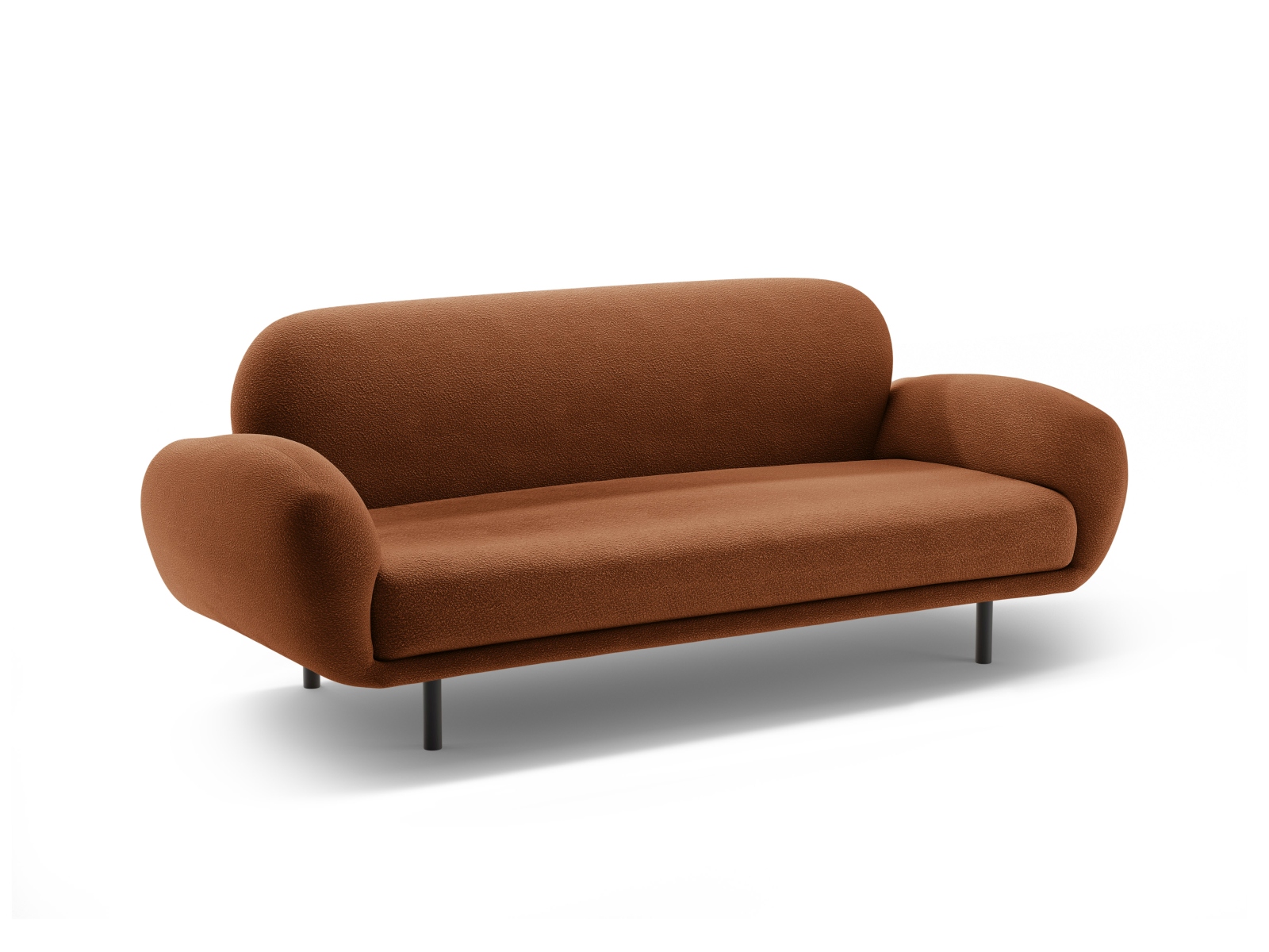 Boucle Sofa, "Poppy", 2 Seats, 178x72x82