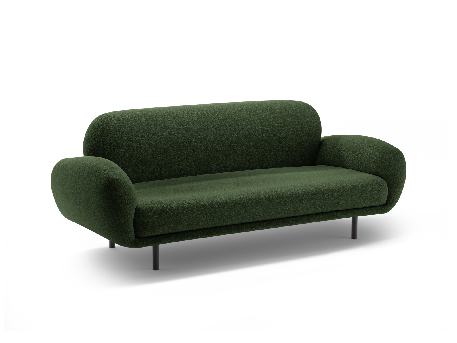 Boucle Sofa, "Poppy", 2 Seats, 178x72x82