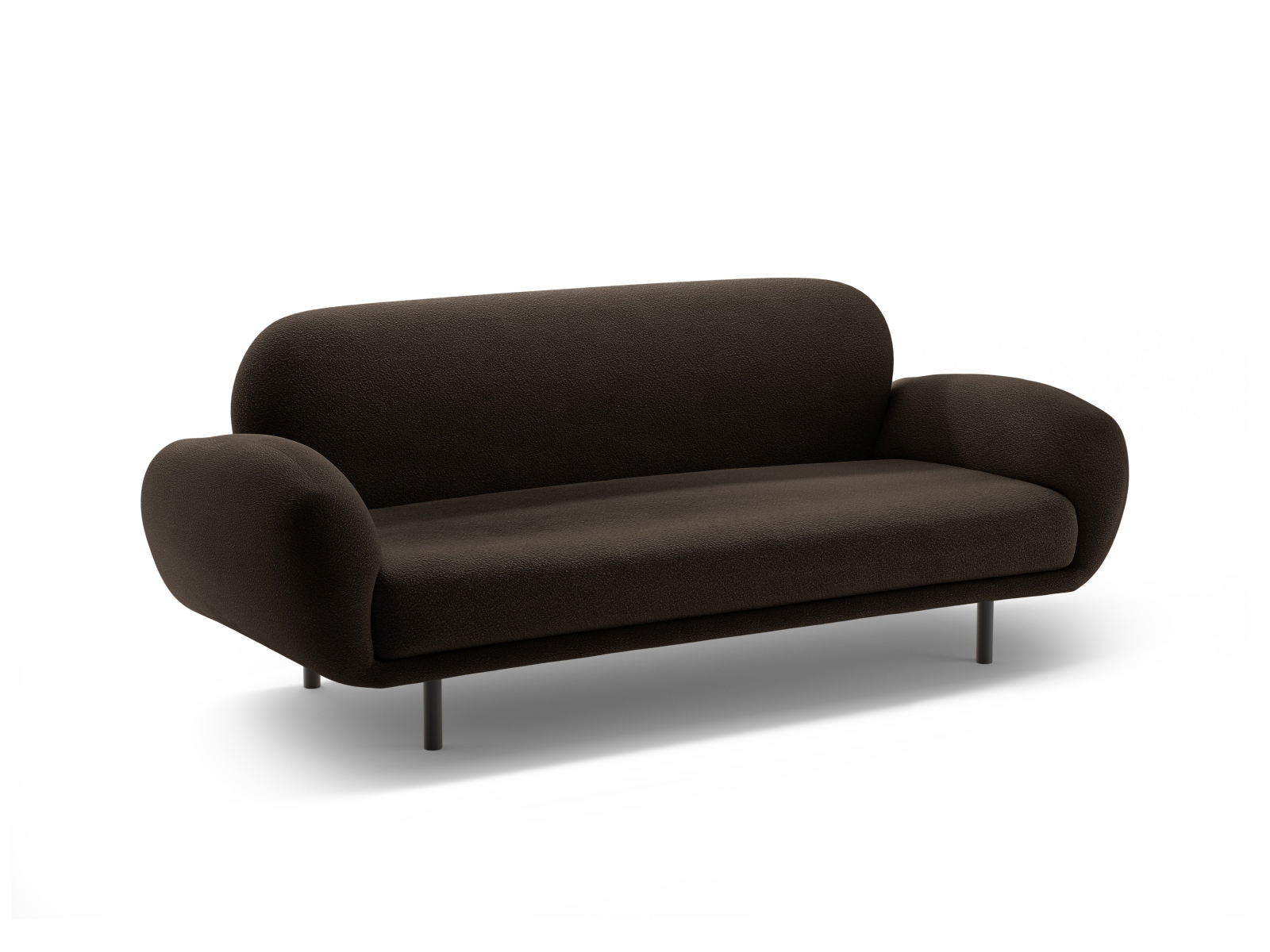 Boucle Sofa, "Poppy", 2 Seats, 178x72x82