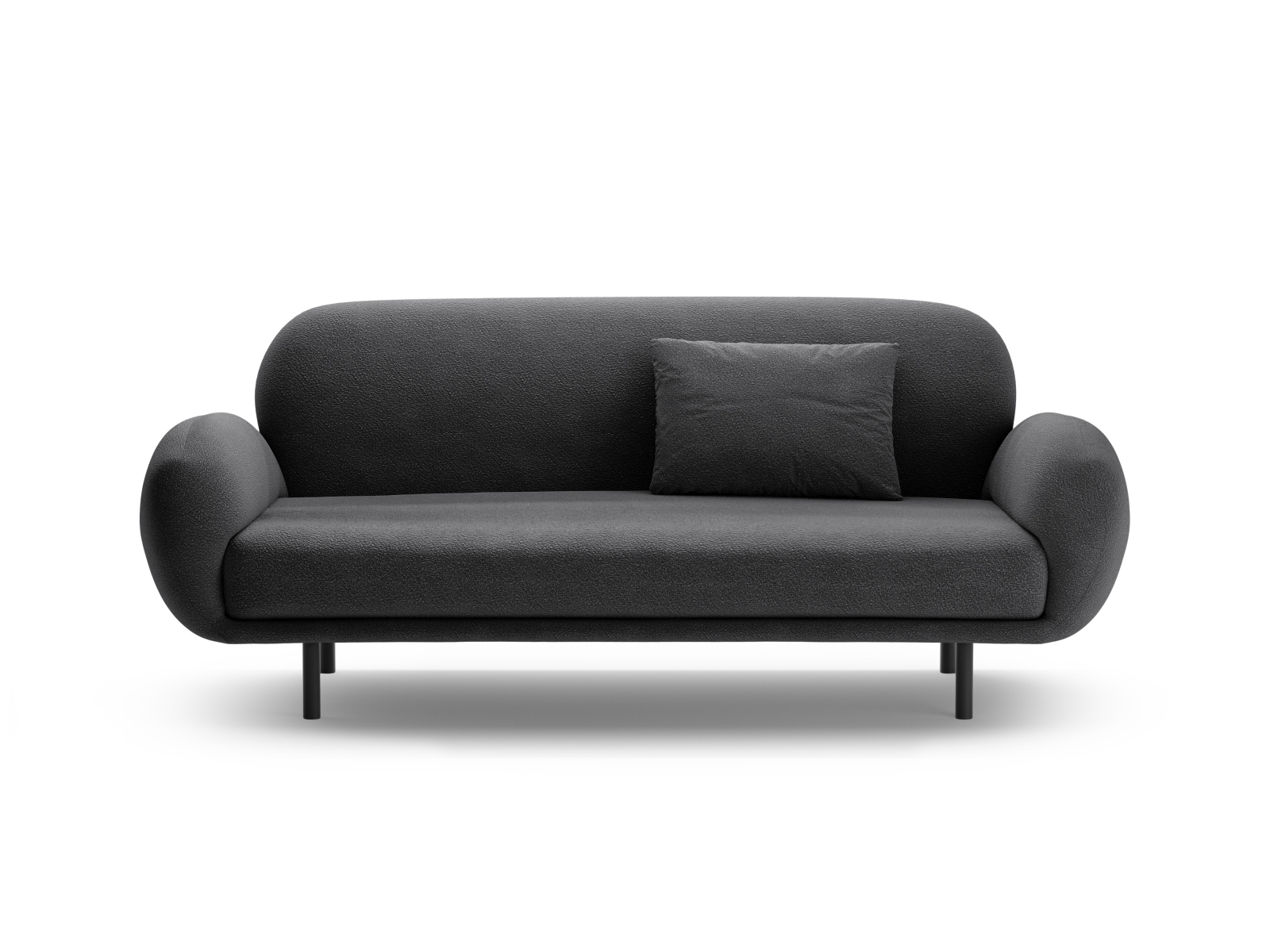Boucle Sofa, "Poppy", 2 Seats, 178x72x82