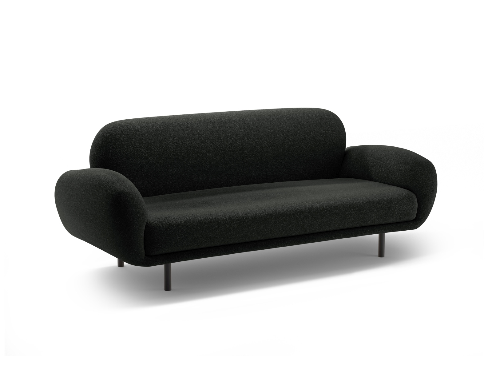 Boucle Sofa, "Poppy", 2 Seats, 178x72x82