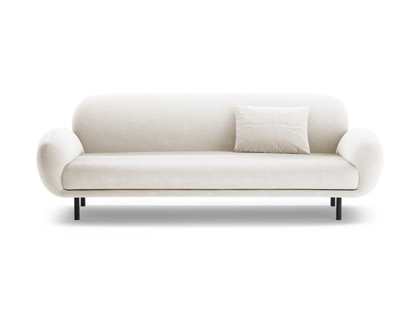 Boucle Sofa, "Poppy", 3 Seats, 208x72x82