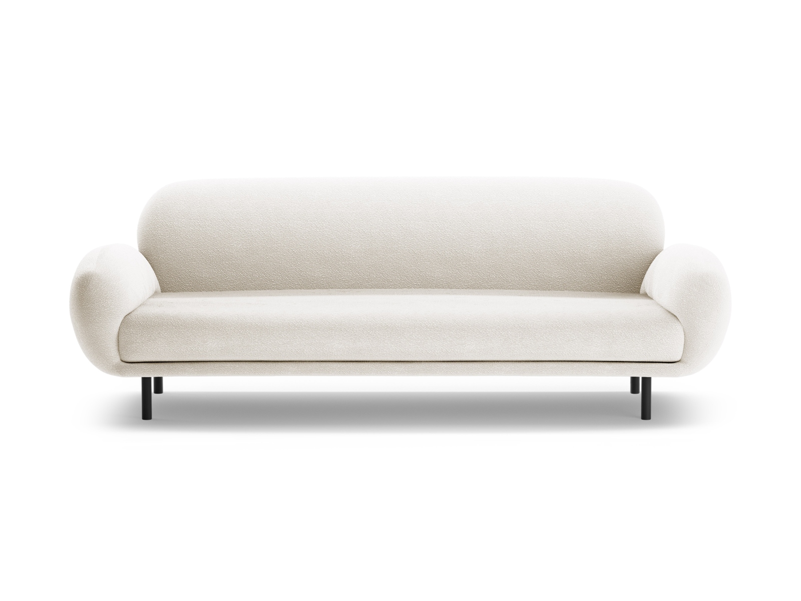 Boucle Sofa, "Poppy", 3 Seats, 208x72x82