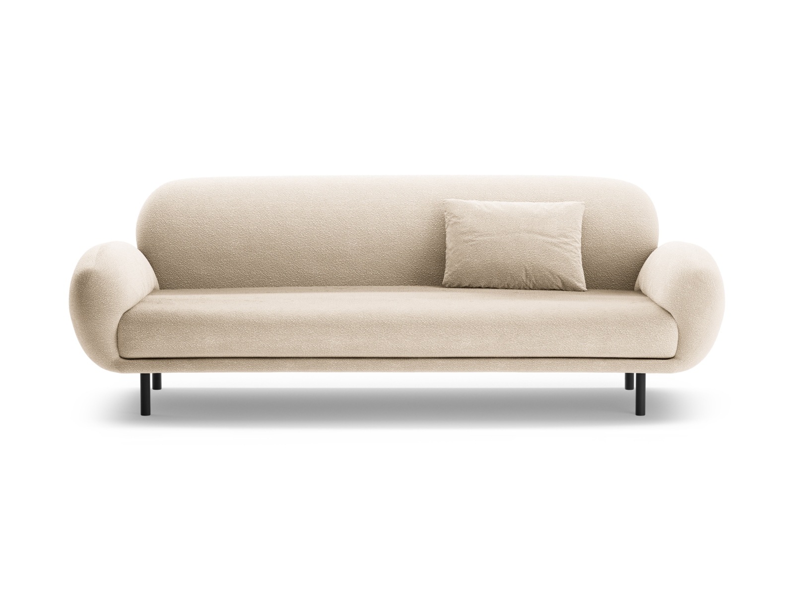 Boucle Sofa, "Poppy", 3 Seats, 208x72x82