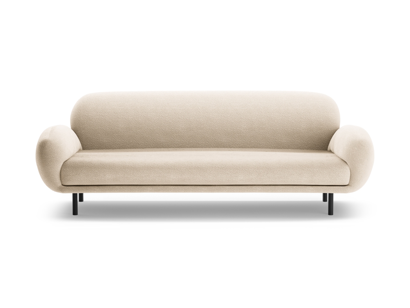 Boucle Sofa, "Poppy", 3 Seats, 208x72x82
