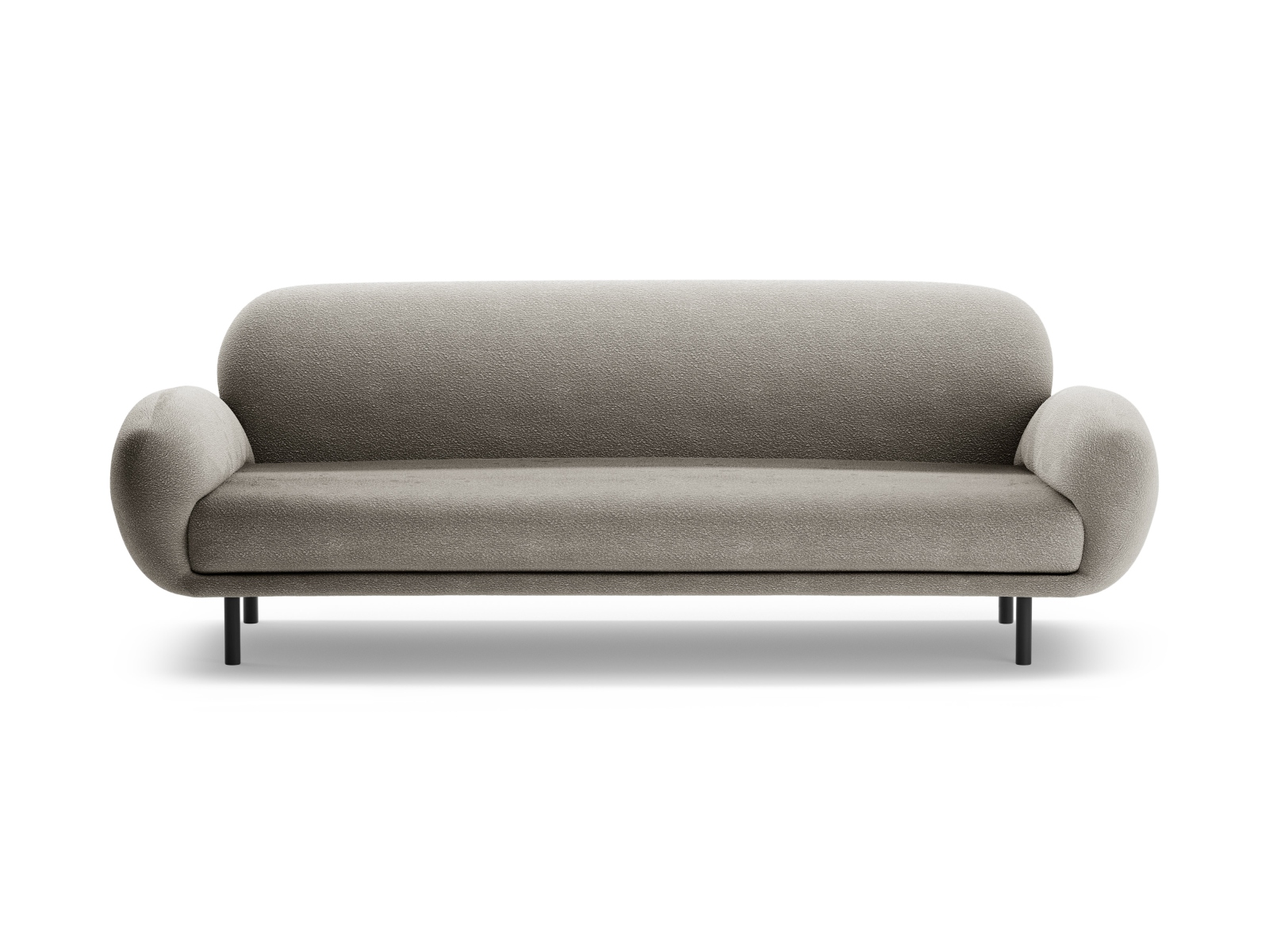 Boucle Sofa, "Poppy", 3 Seats, 208x72x82