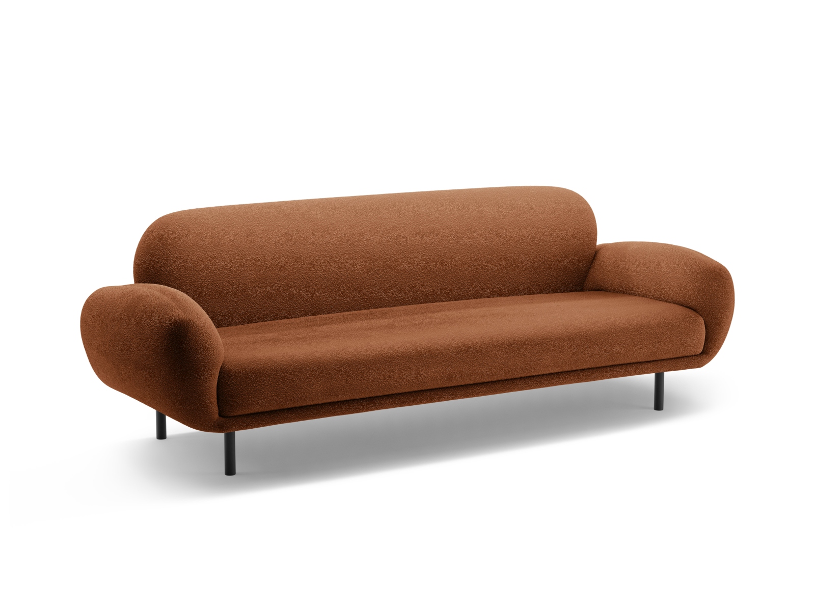 Boucle Sofa, "Poppy", 3 Seats, 208x72x82