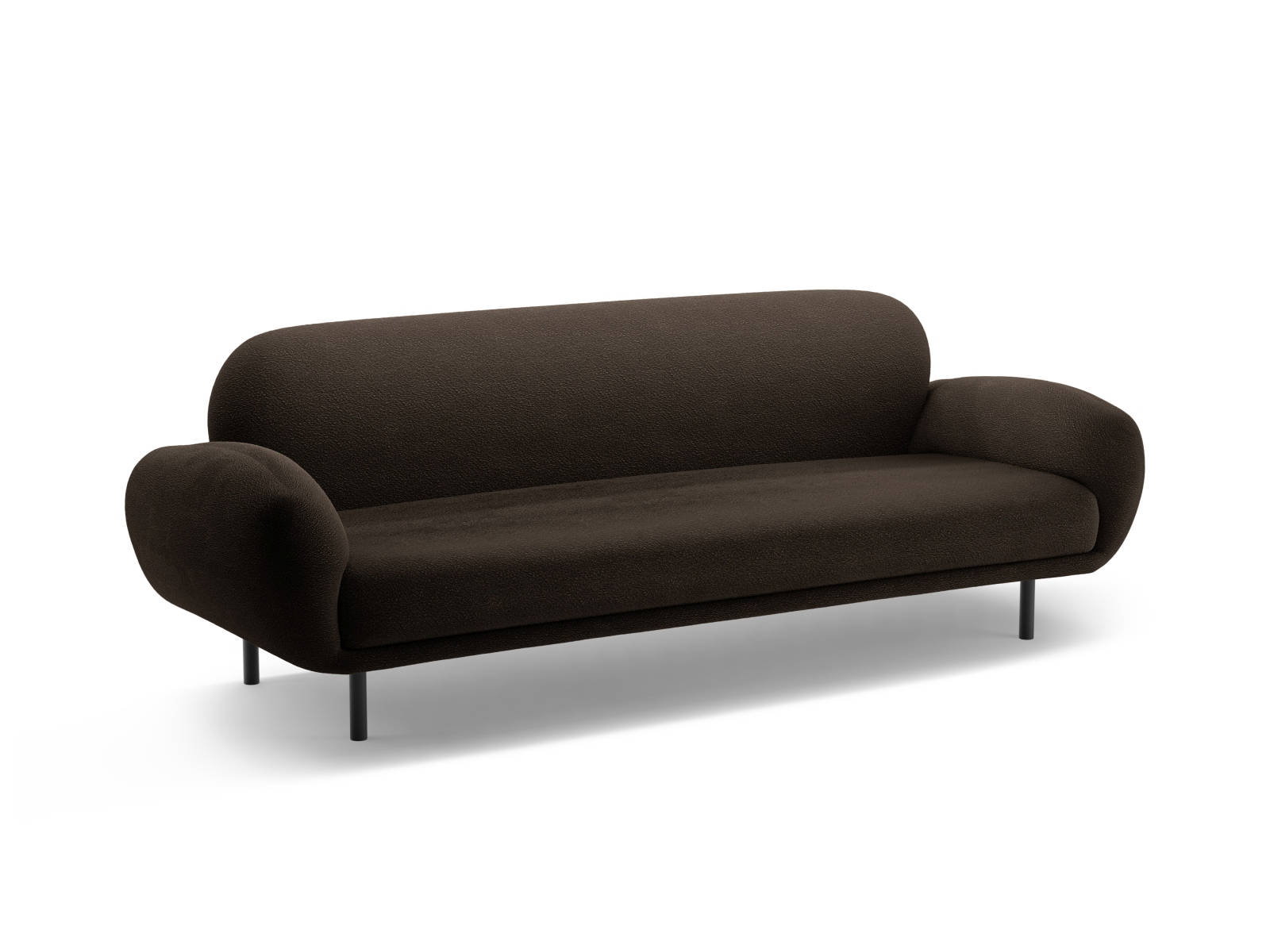Boucle Sofa, "Poppy", 3 Seats, 208x72x82