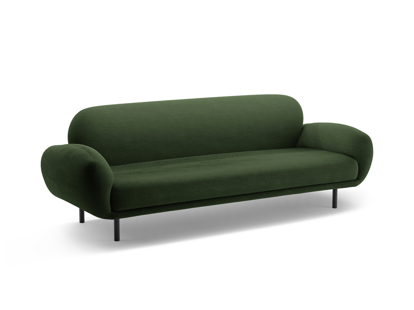 Boucle Sofa, "Poppy", 3 Seats, 208x72x82