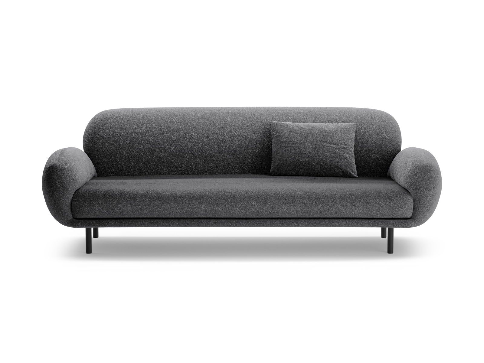 Boucle Sofa, "Poppy", 3 Seats, 208x72x82
