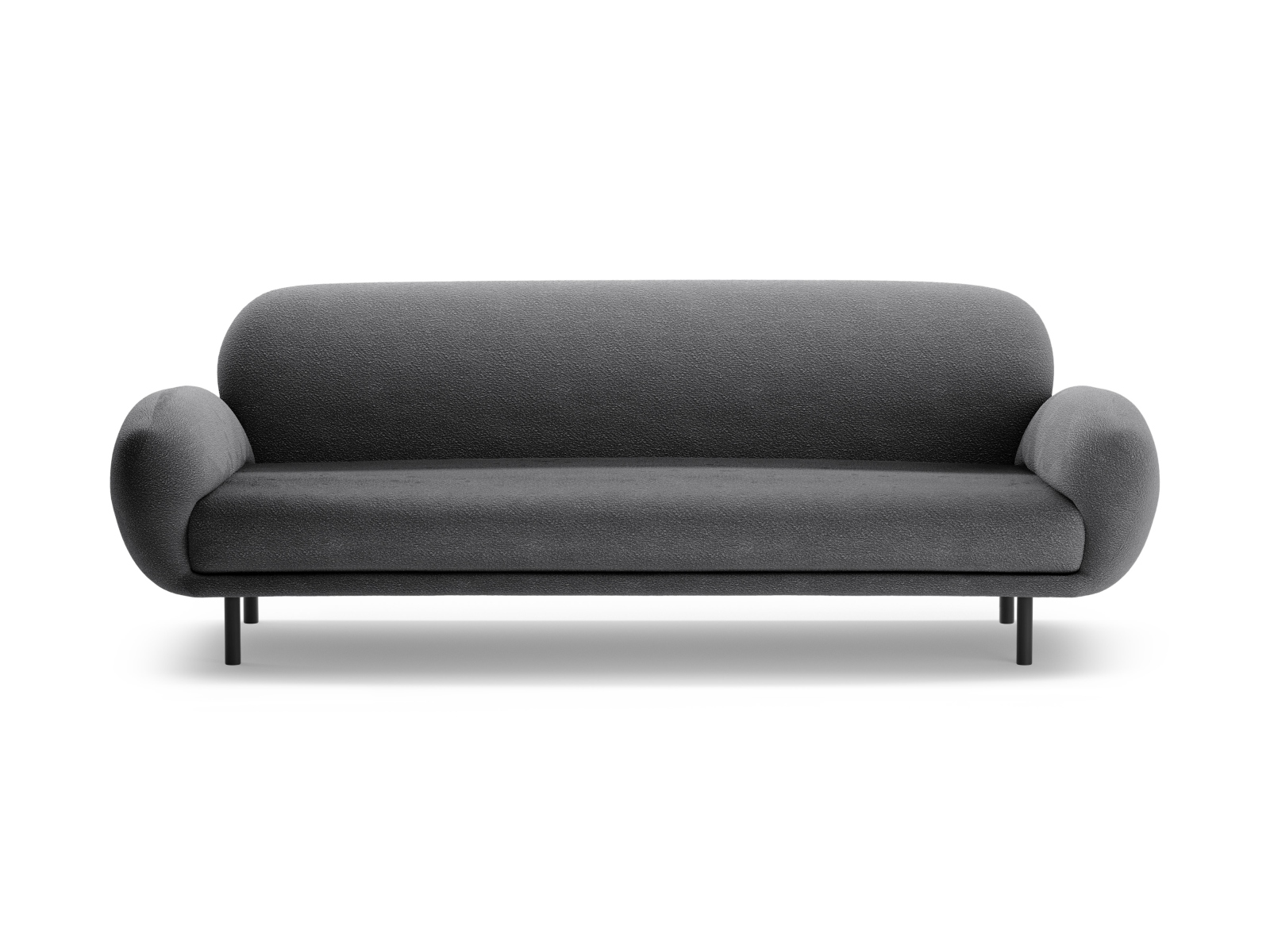 Boucle Sofa, "Poppy", 3 Seats, 208x72x82