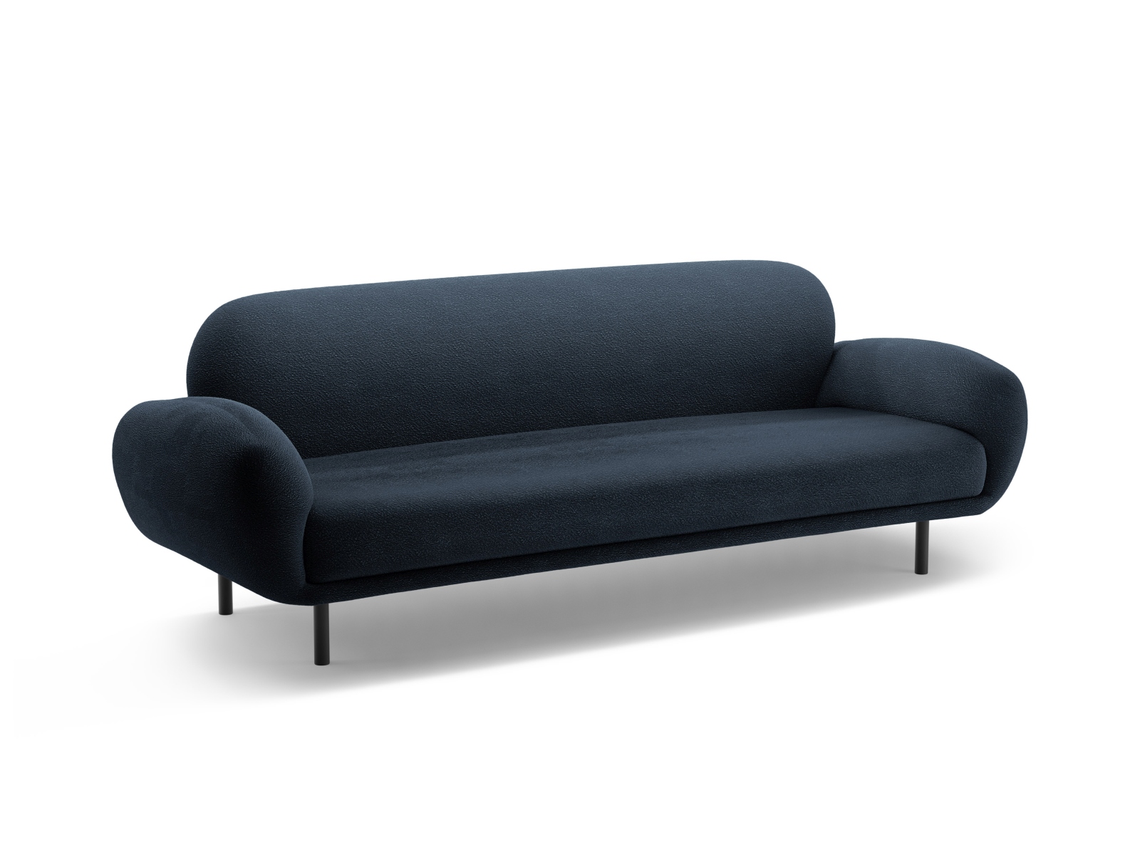Boucle Sofa, "Poppy", 3 Seats, 208x72x82