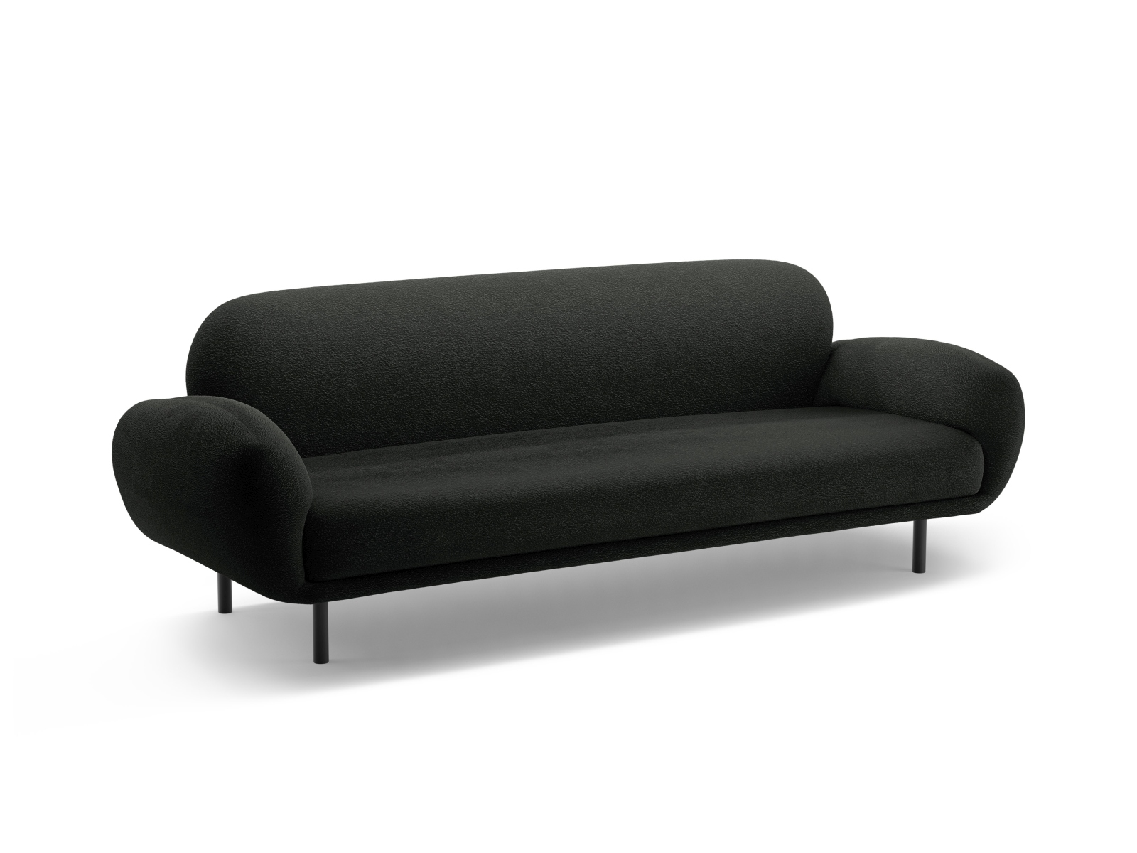 Boucle Sofa, "Poppy", 3 Seats, 208x72x82