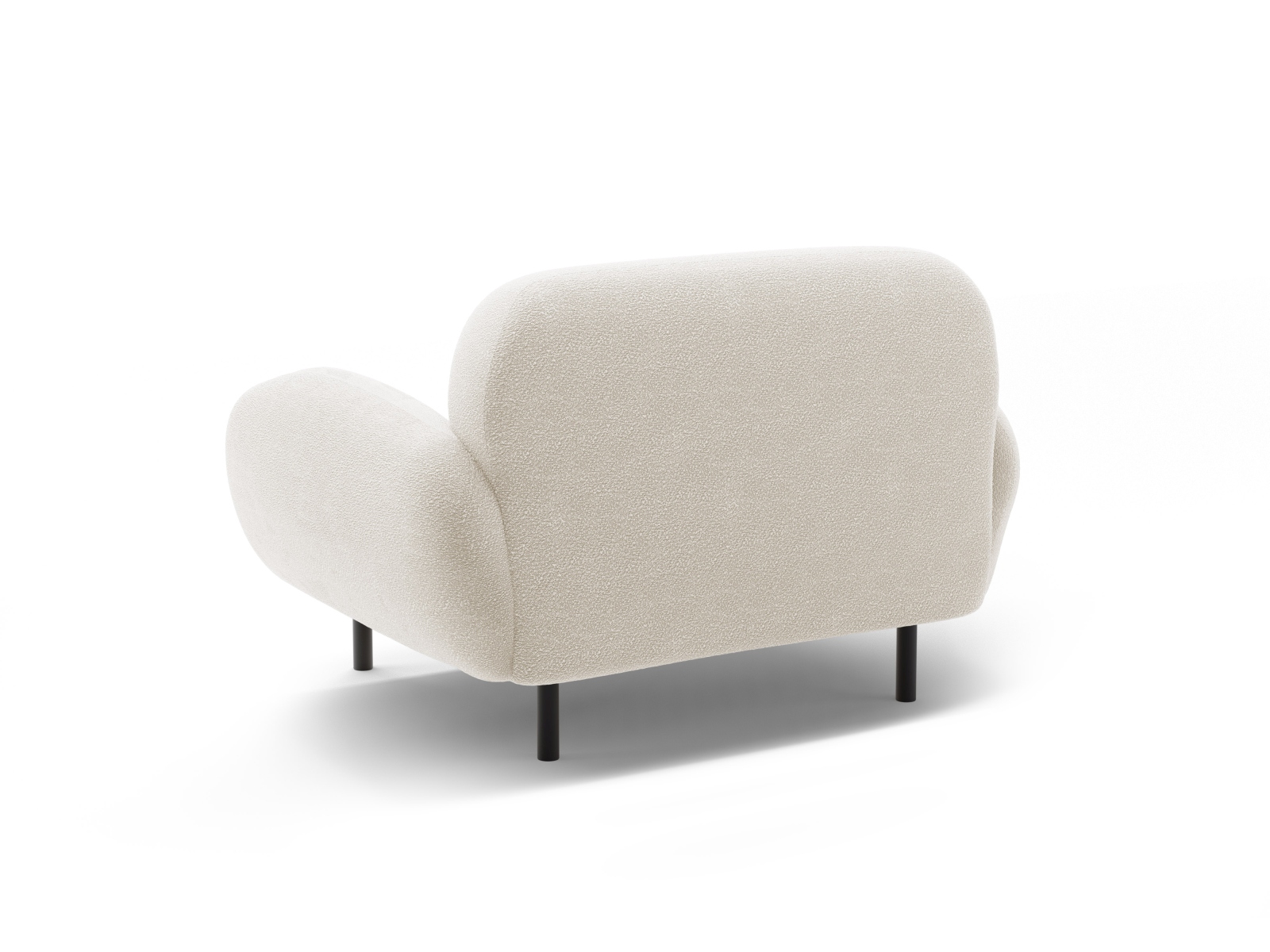 Boucle Armchair, "Poppy", 1 Seat, 90x72x82
