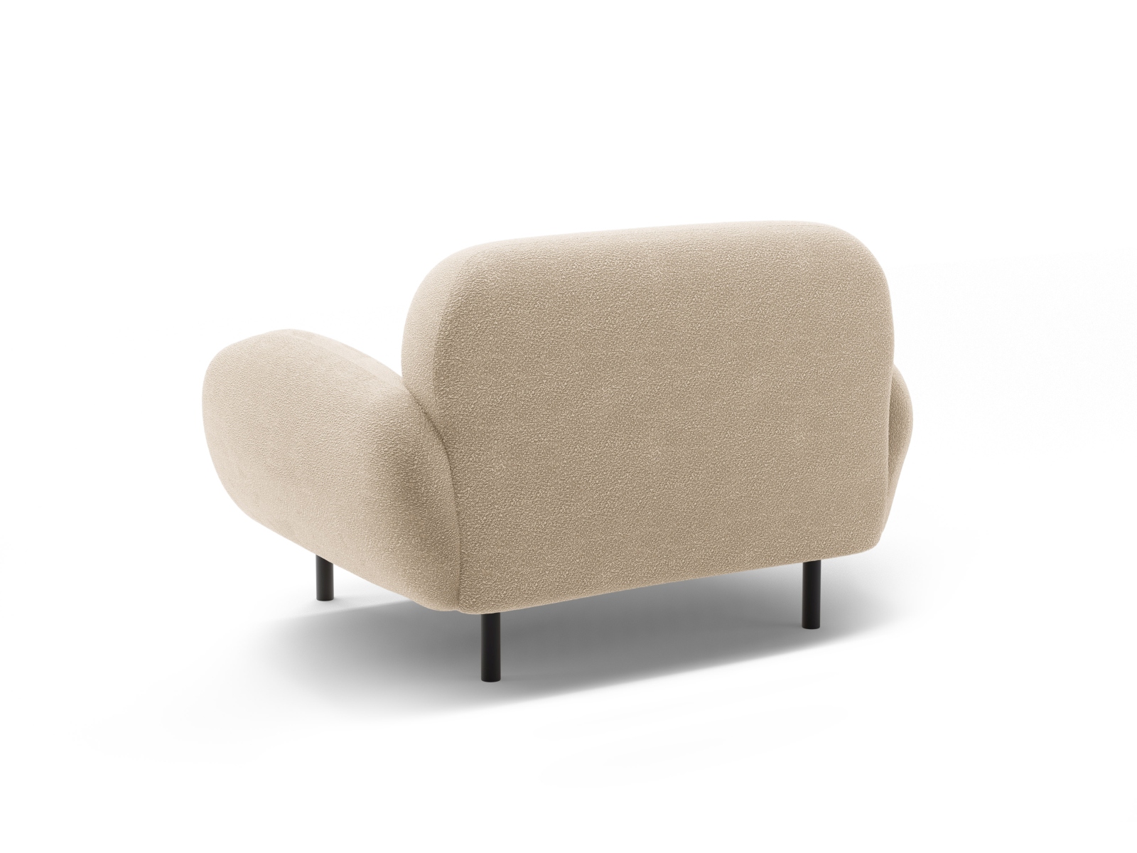 Boucle Armchair, "Poppy", 1 Seat, 90x72x82