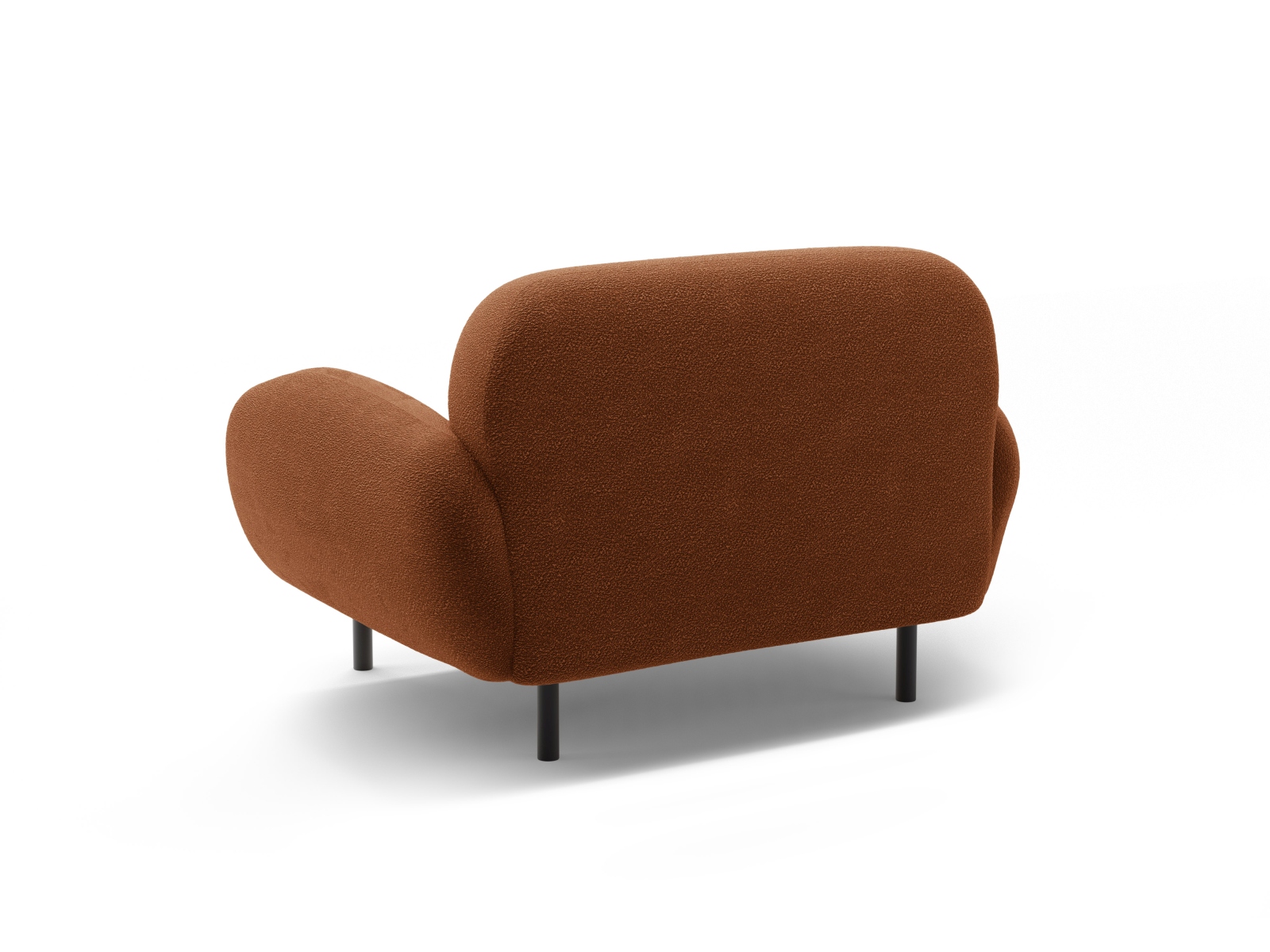 Boucle Armchair, "Poppy", 1 Seat, 90x72x82