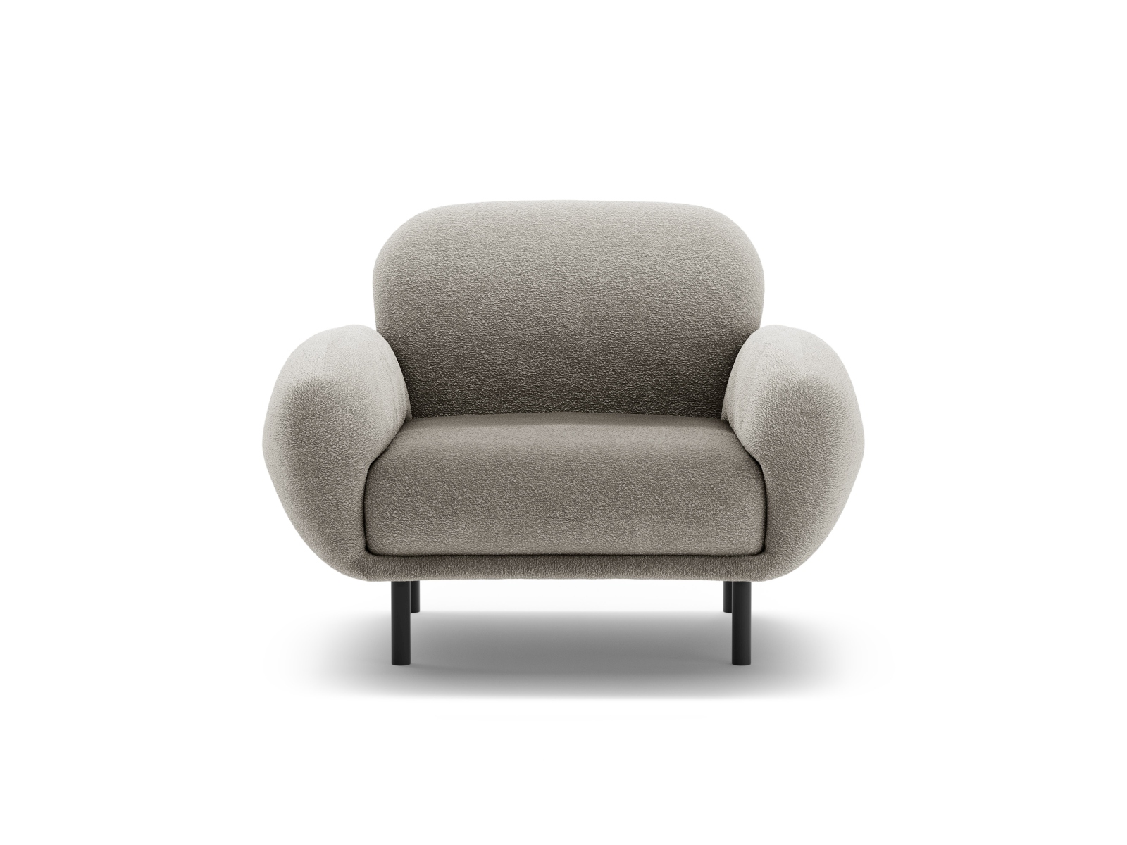 Boucle Armchair, "Poppy", 1 Seat, 90x72x82