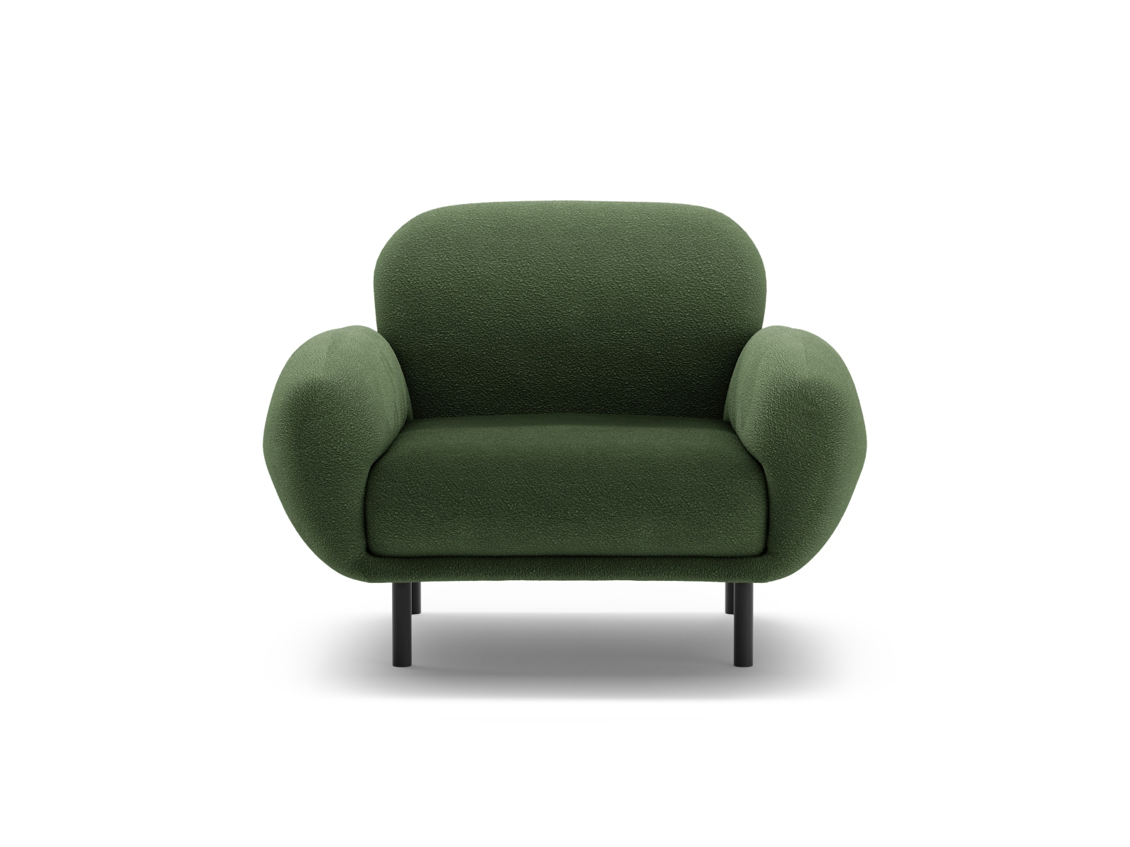 Boucle Armchair, "Poppy", 1 Seat, 90x72x82