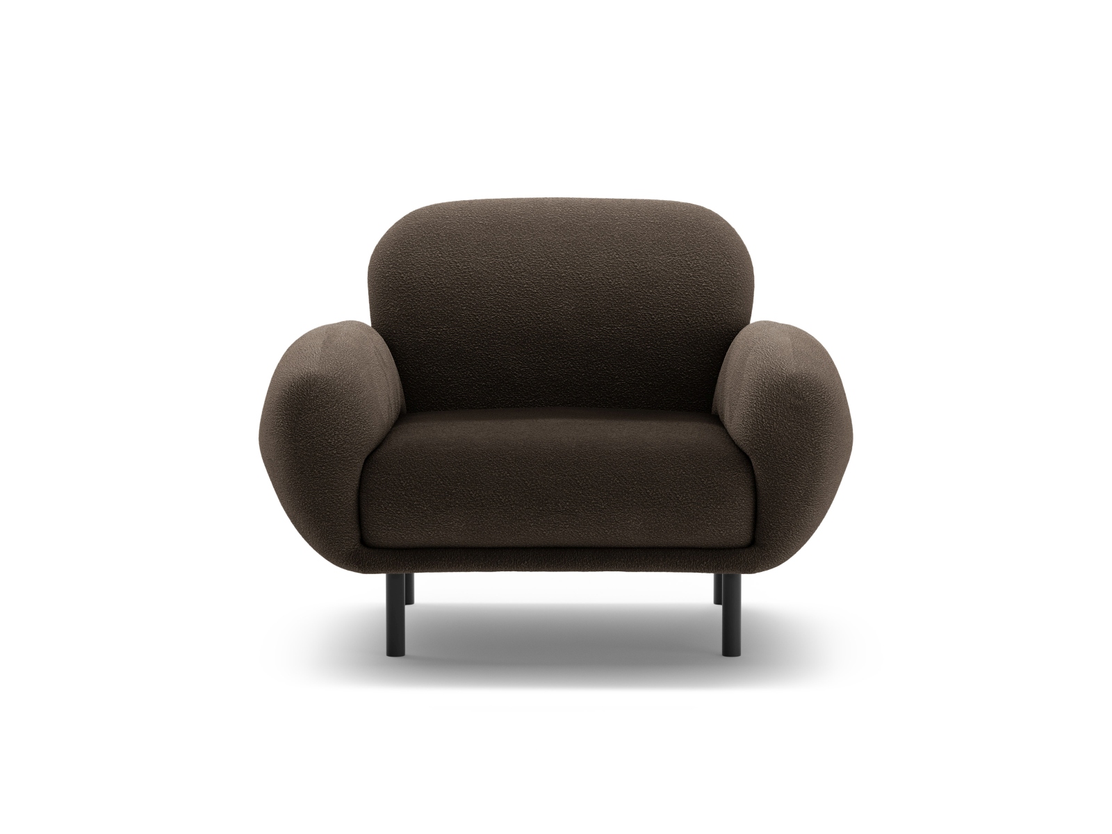 Boucle Armchair, "Poppy", 1 Seat, 90x72x82