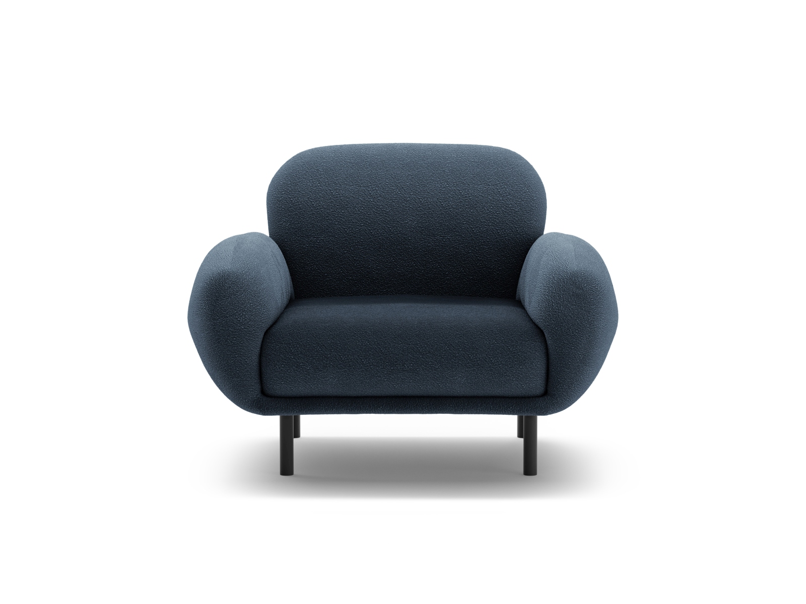 Boucle Armchair, "Poppy", 1 Seat, 90x72x82