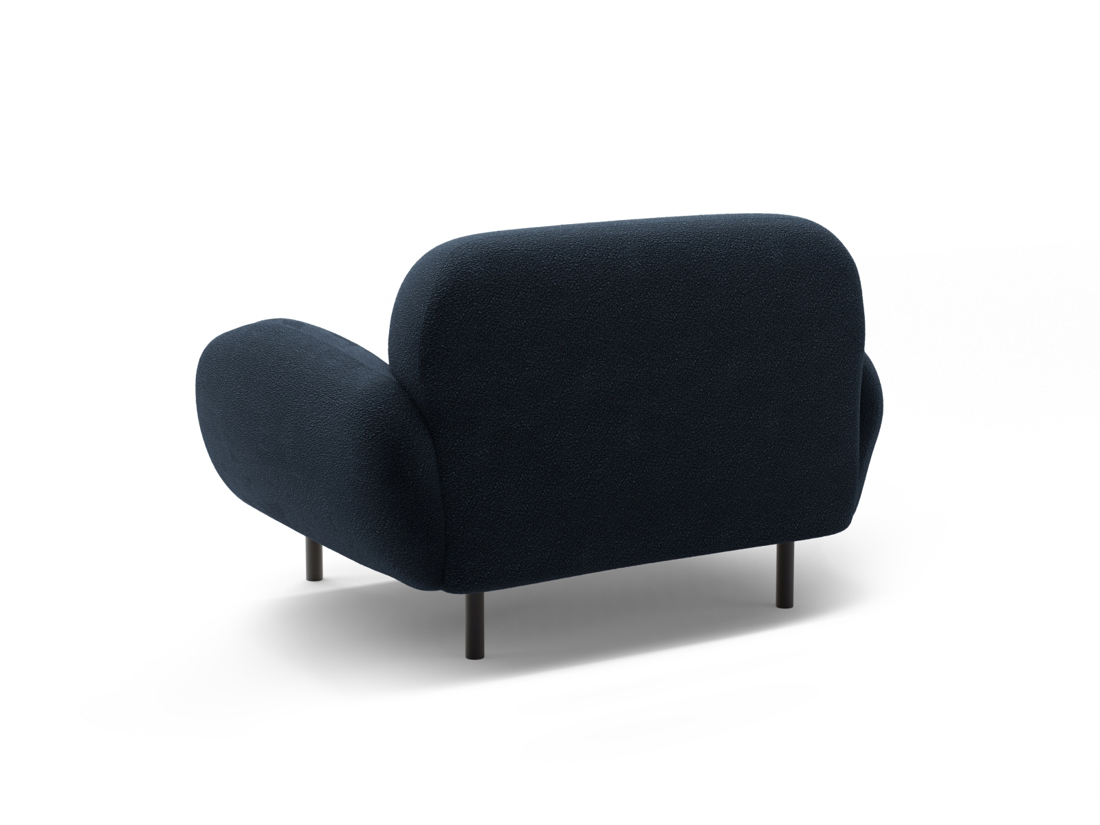 Boucle Armchair, "Poppy", 1 Seat, 90x72x82