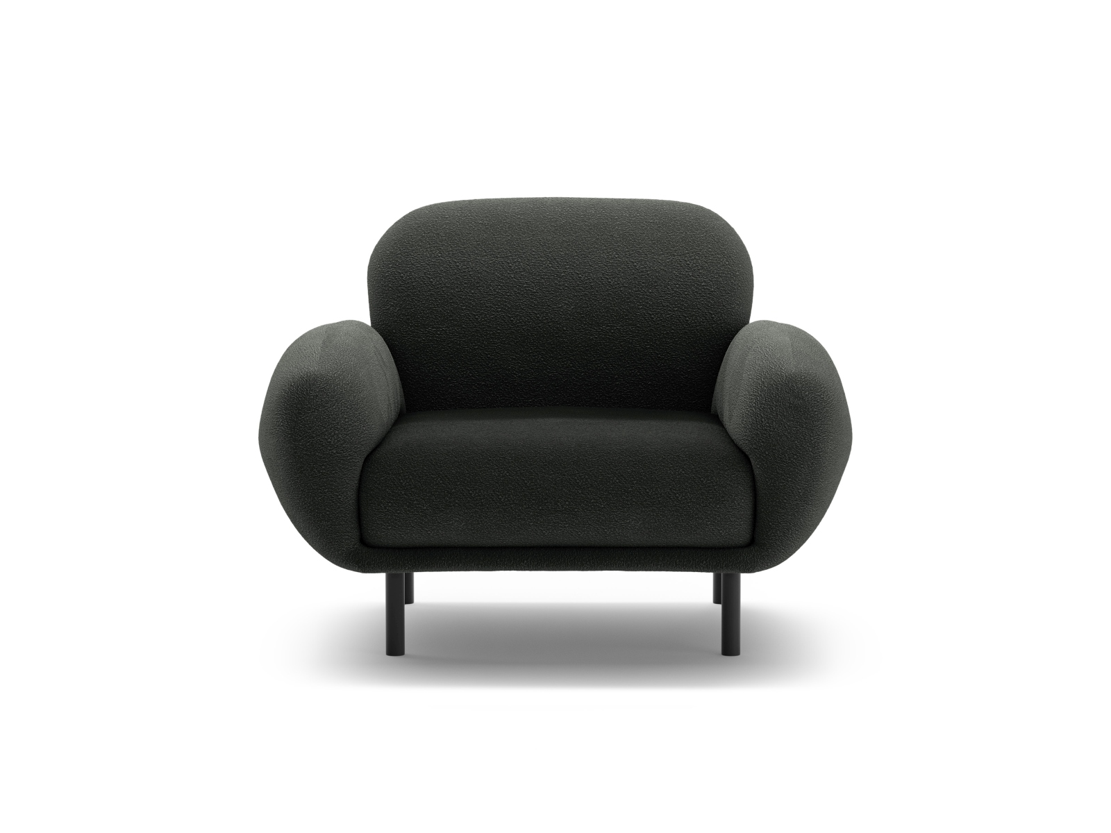 Boucle Armchair, "Poppy", 1 Seat, 90x72x82