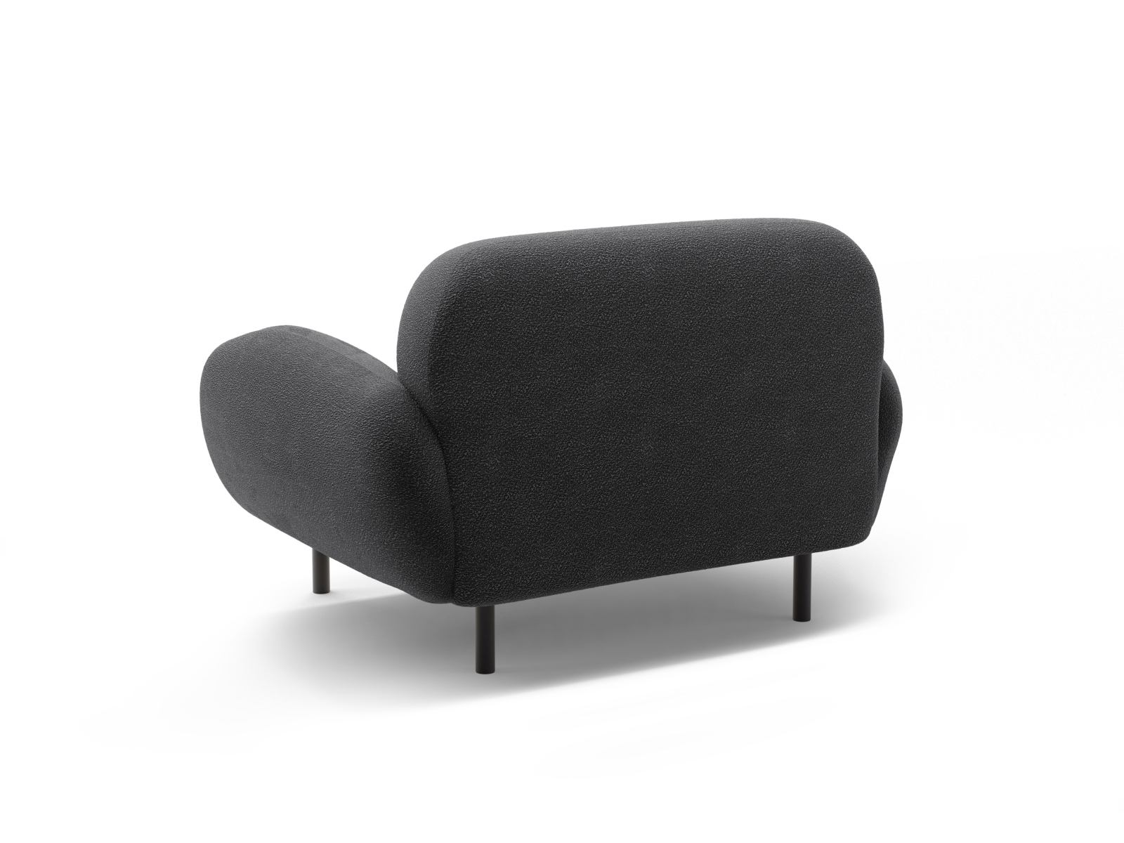 Boucle Armchair, "Poppy", 1 Seat, 90x72x82