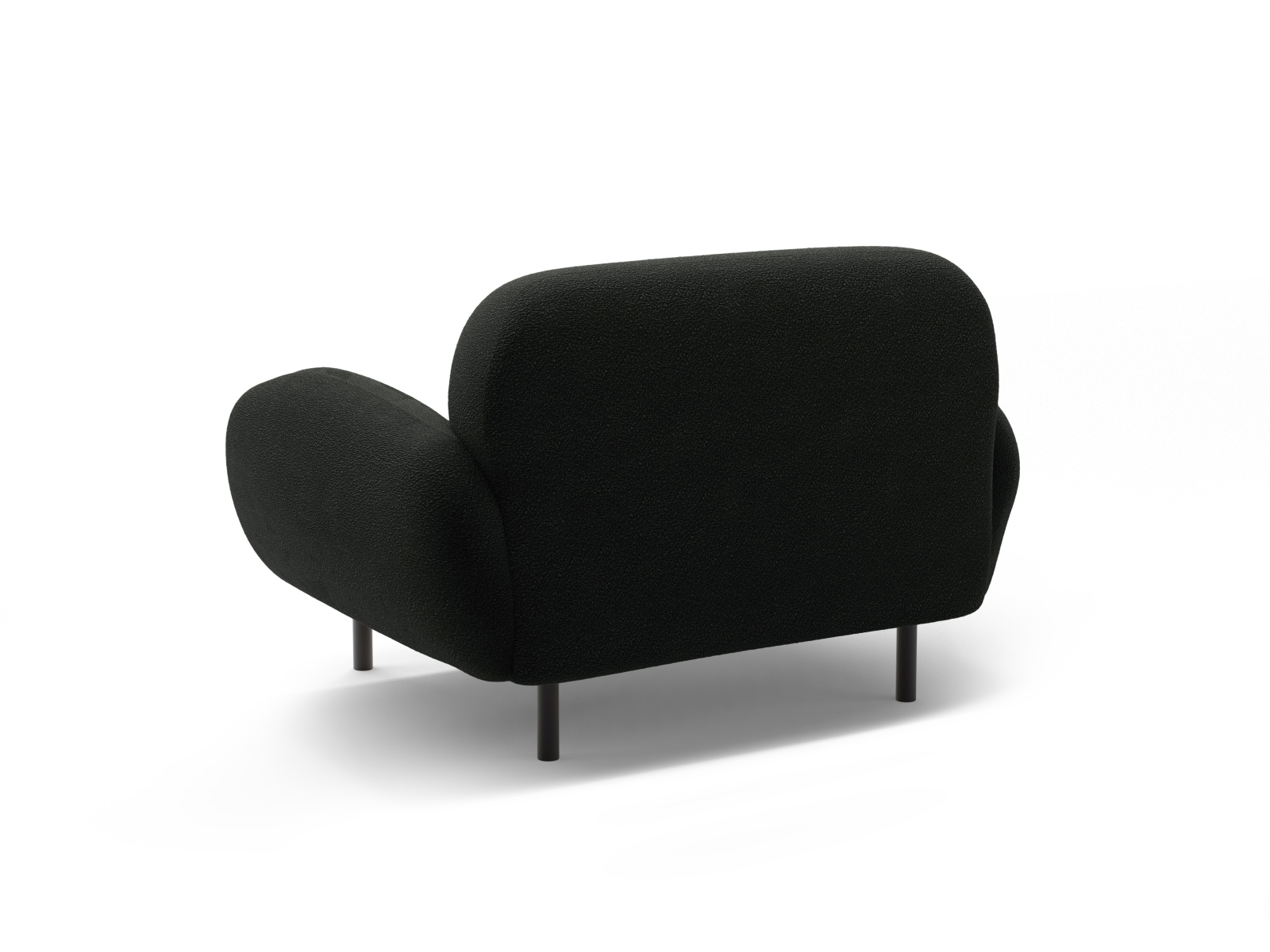 Boucle Armchair, "Poppy", 1 Seat, 90x72x82