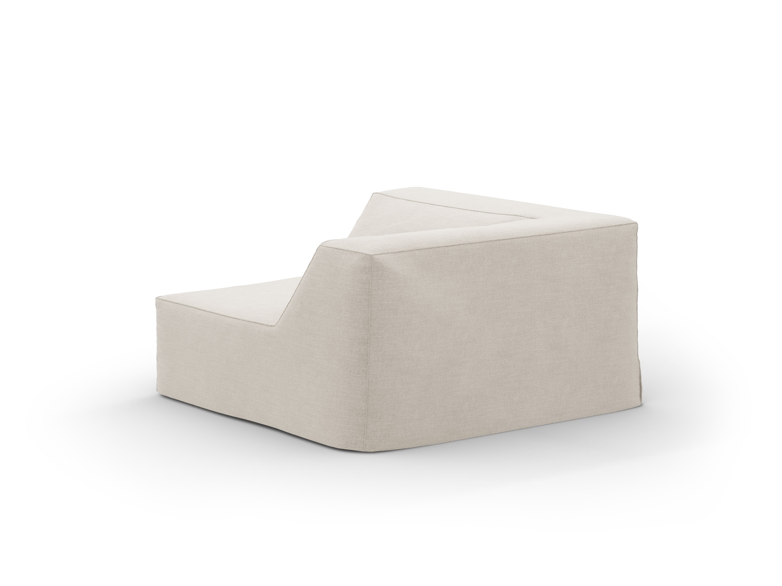 Corner Modul, "Jodie", 1 Seat, 99x99x77