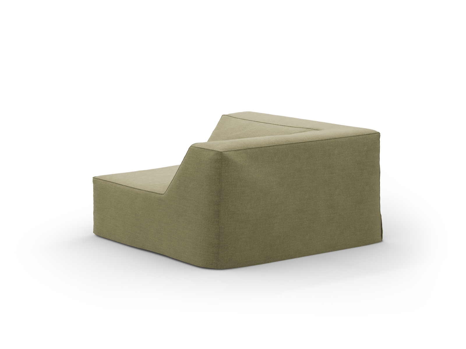 Corner Modul, "Jodie", 1 Seat, 99x99x77
