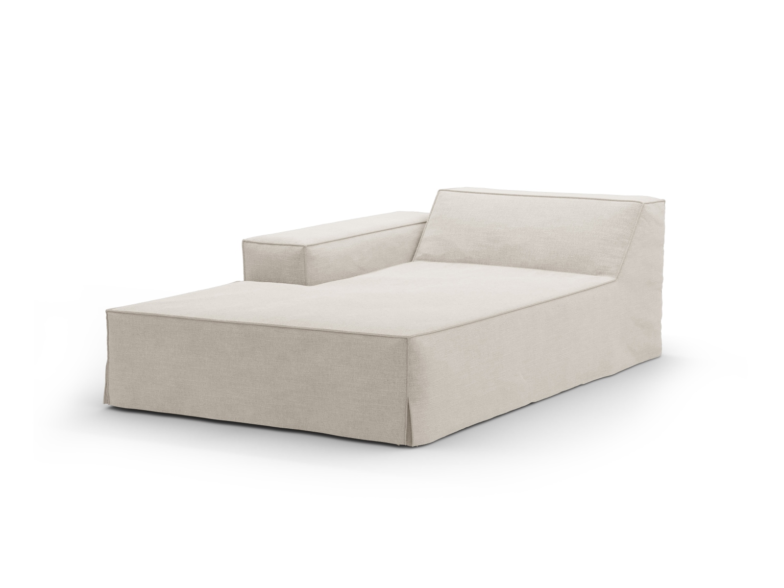Chaise Longue Left, "Jodie", 1 Seat, 102x162x77