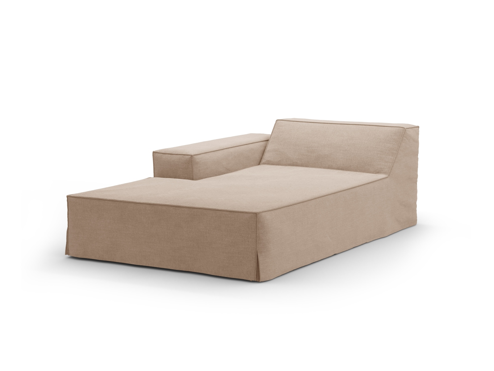 Chaise Longue Left, "Jodie", 1 Seat, 102x162x77