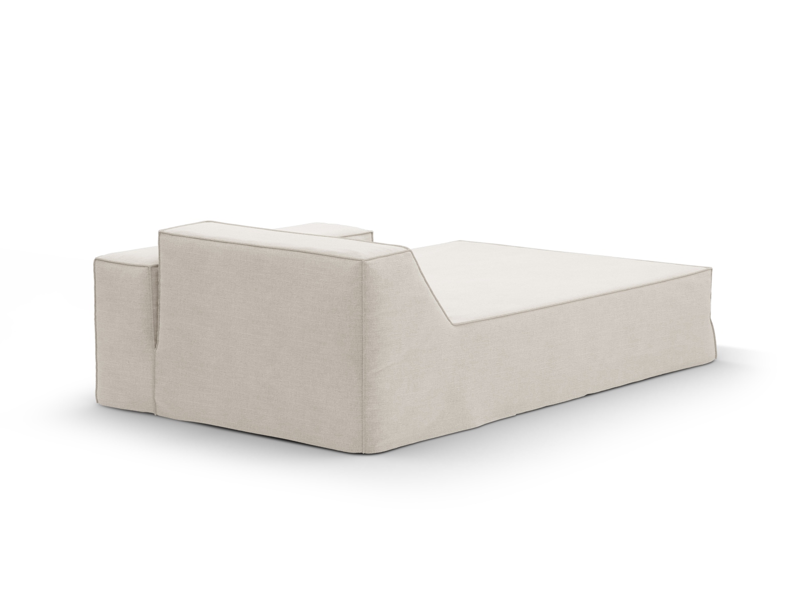 Chaise Longue Left, "Jodie", 1 Seat, 102x162x77