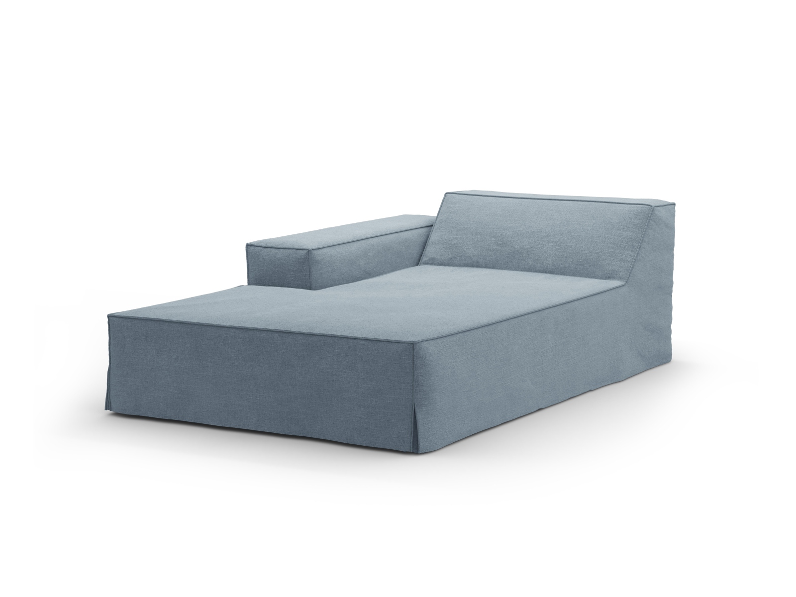 Chaise Longue Left, "Jodie", 1 Seat, 102x162x77