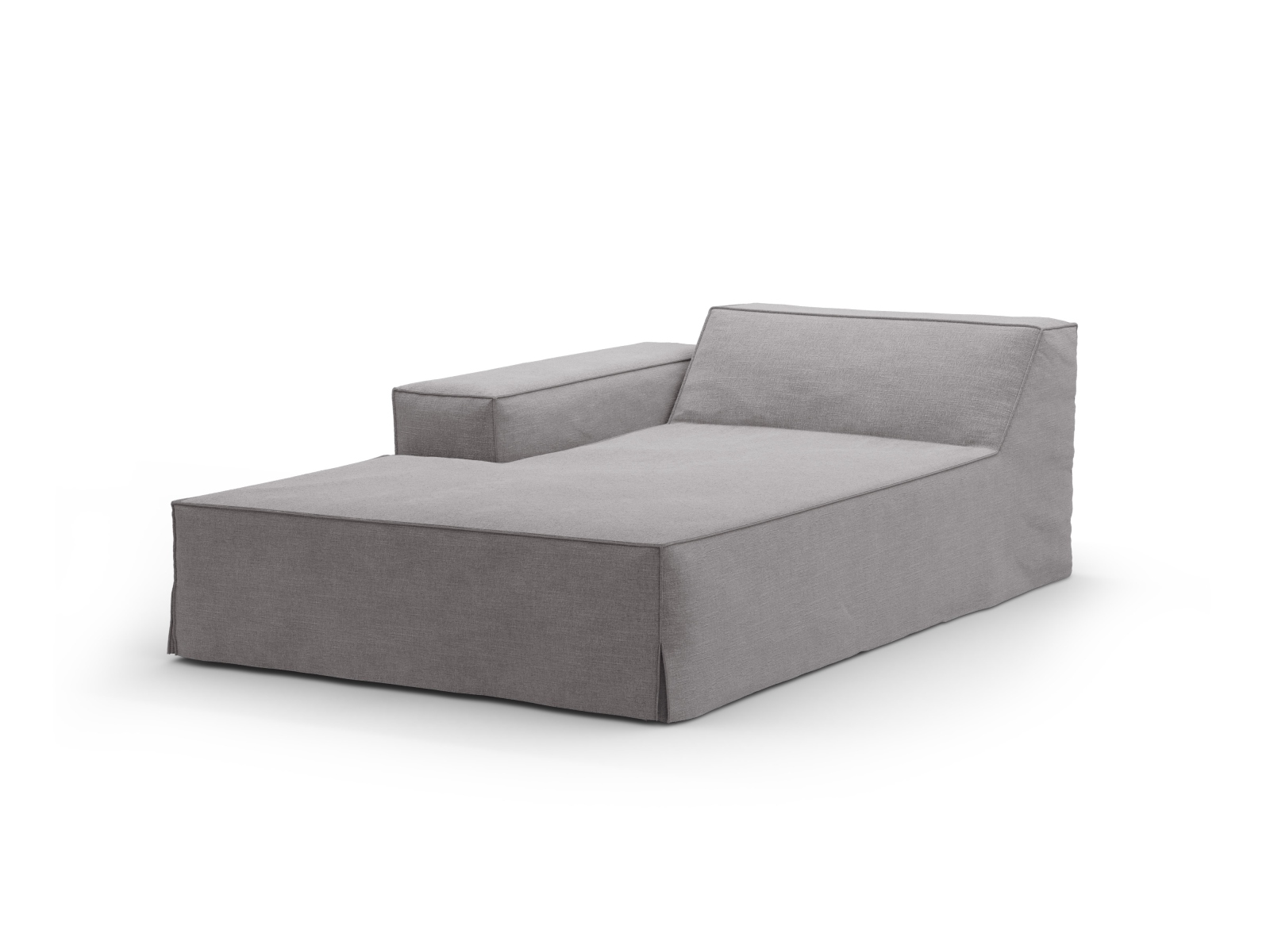 Chaise Longue Left, "Jodie", 1 Seat, 102x162x77