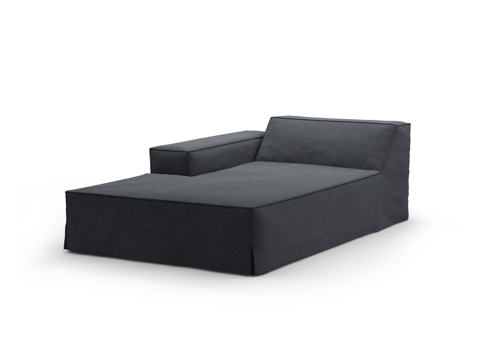 Chaise Longue Left, "Jodie", 1 Seat, 102x162x77