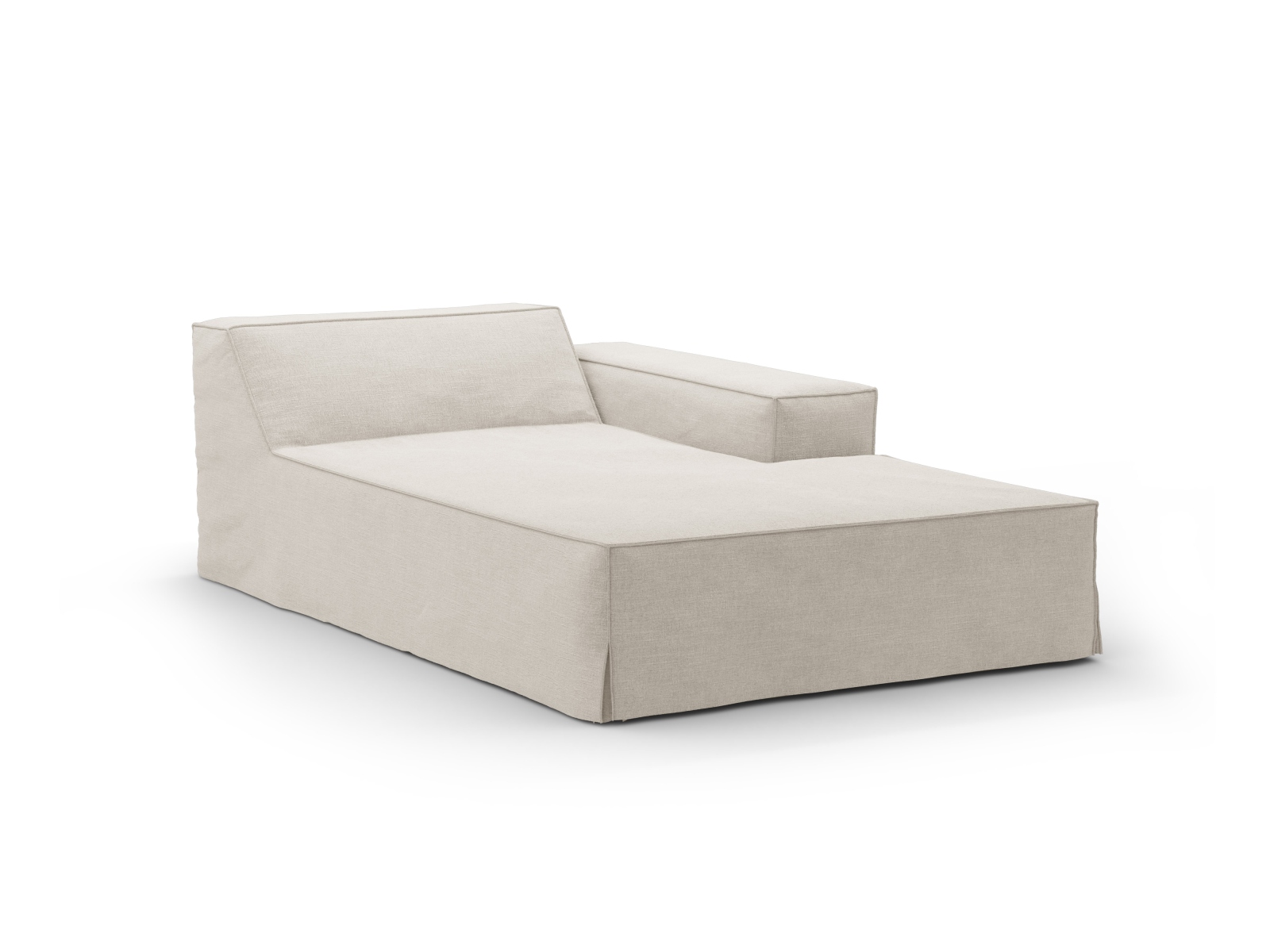 Chaise Longue Right, "Jodie", 1 Seat, 102x162x77