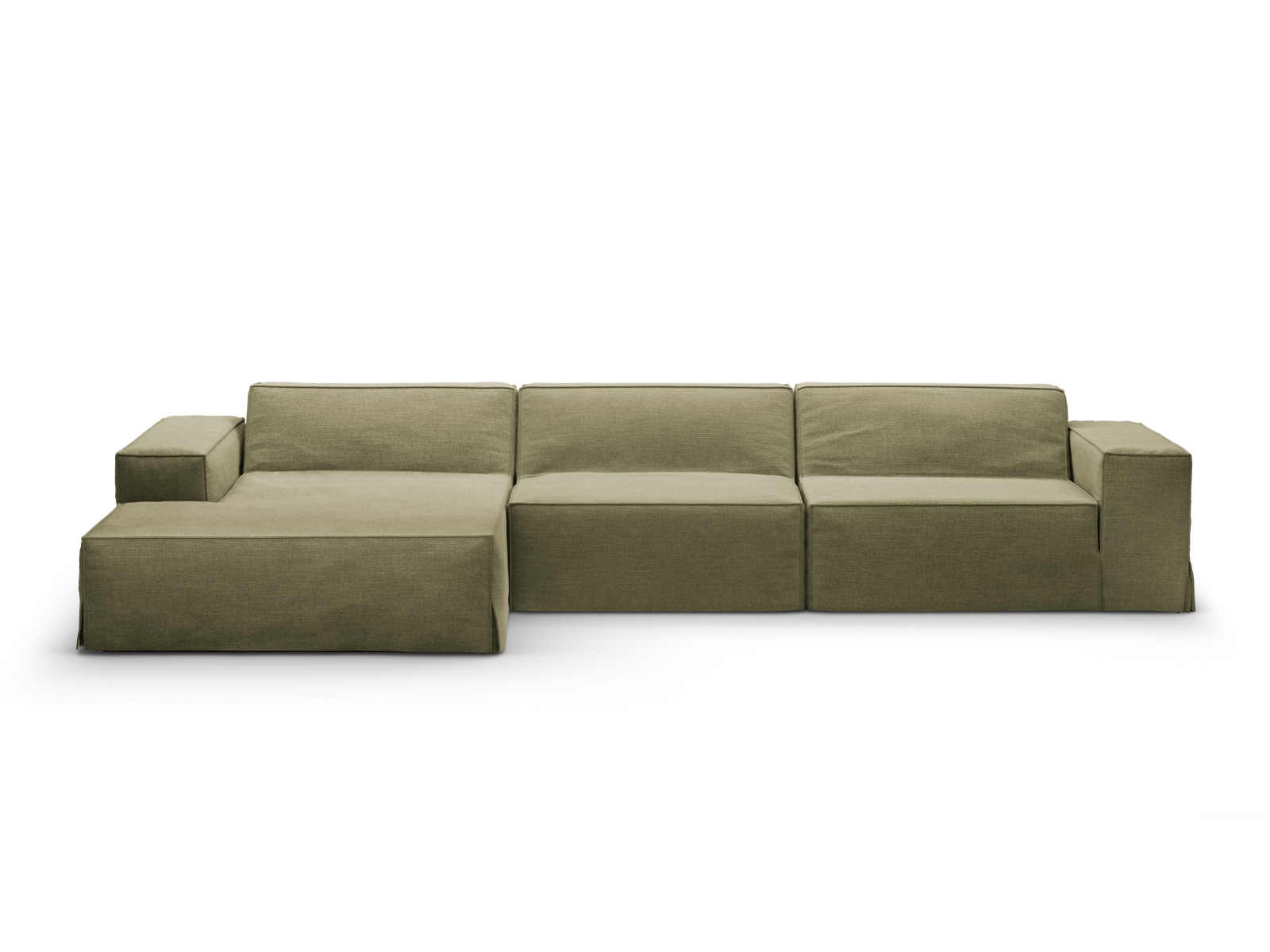 Modular Left Corner Sofa, "Jodie", 4 Seats, 284x162x77