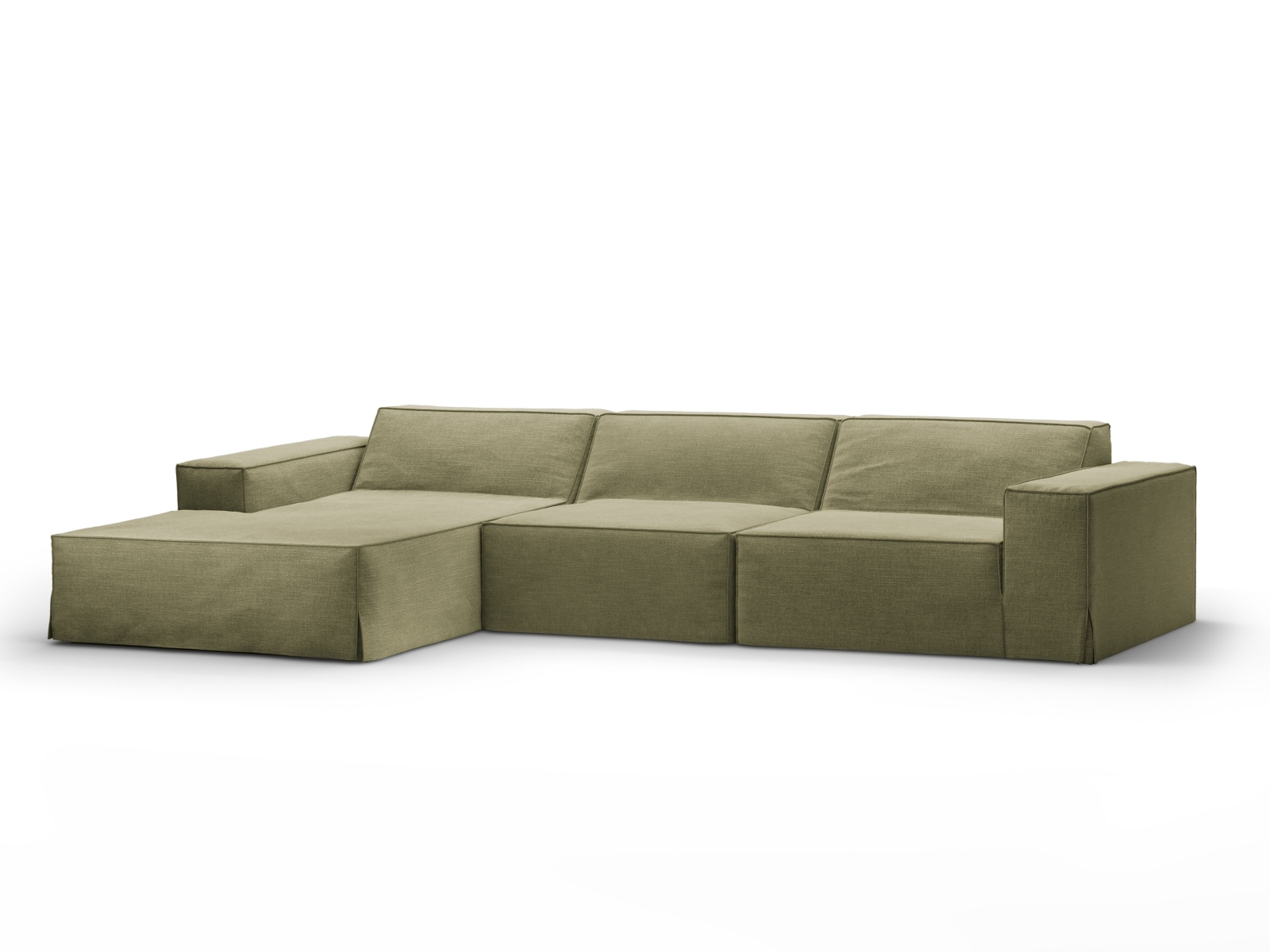 Modular Left Corner Sofa, "Jodie", 4 Seats, 284x162x77