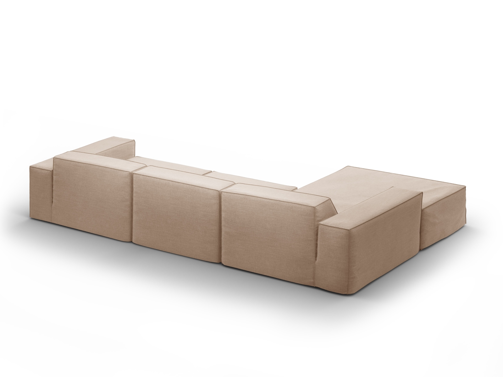 Modular Left Corner Sofa, "Jodie", 4 Seats, 284x162x77