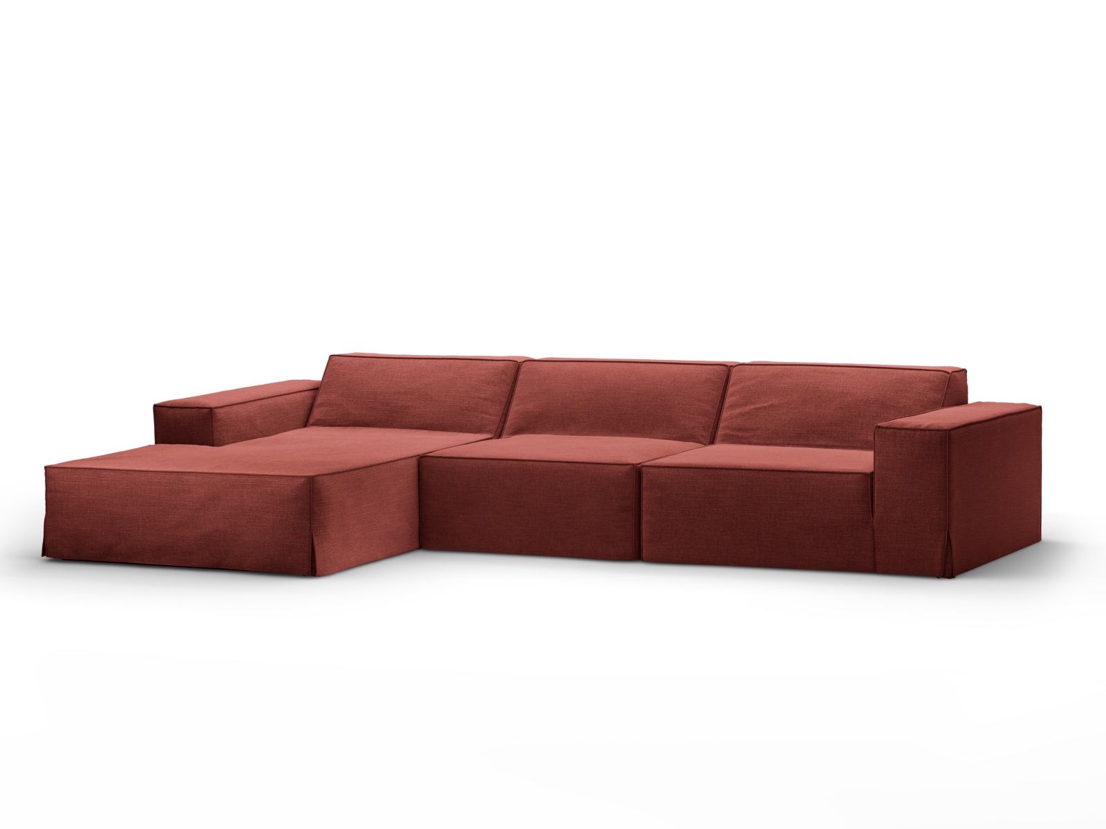 Modular Left Corner Sofa, "Jodie", 4 Seats, 284x162x77