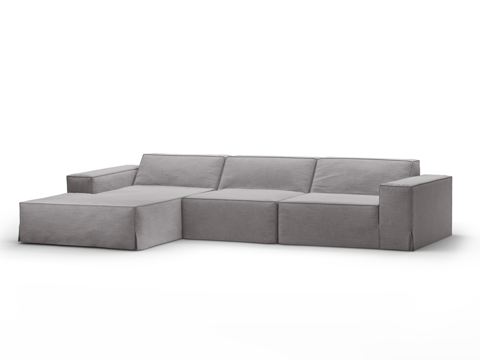 Modular Left Corner Sofa, "Jodie", 4 Seats, 284x162x77