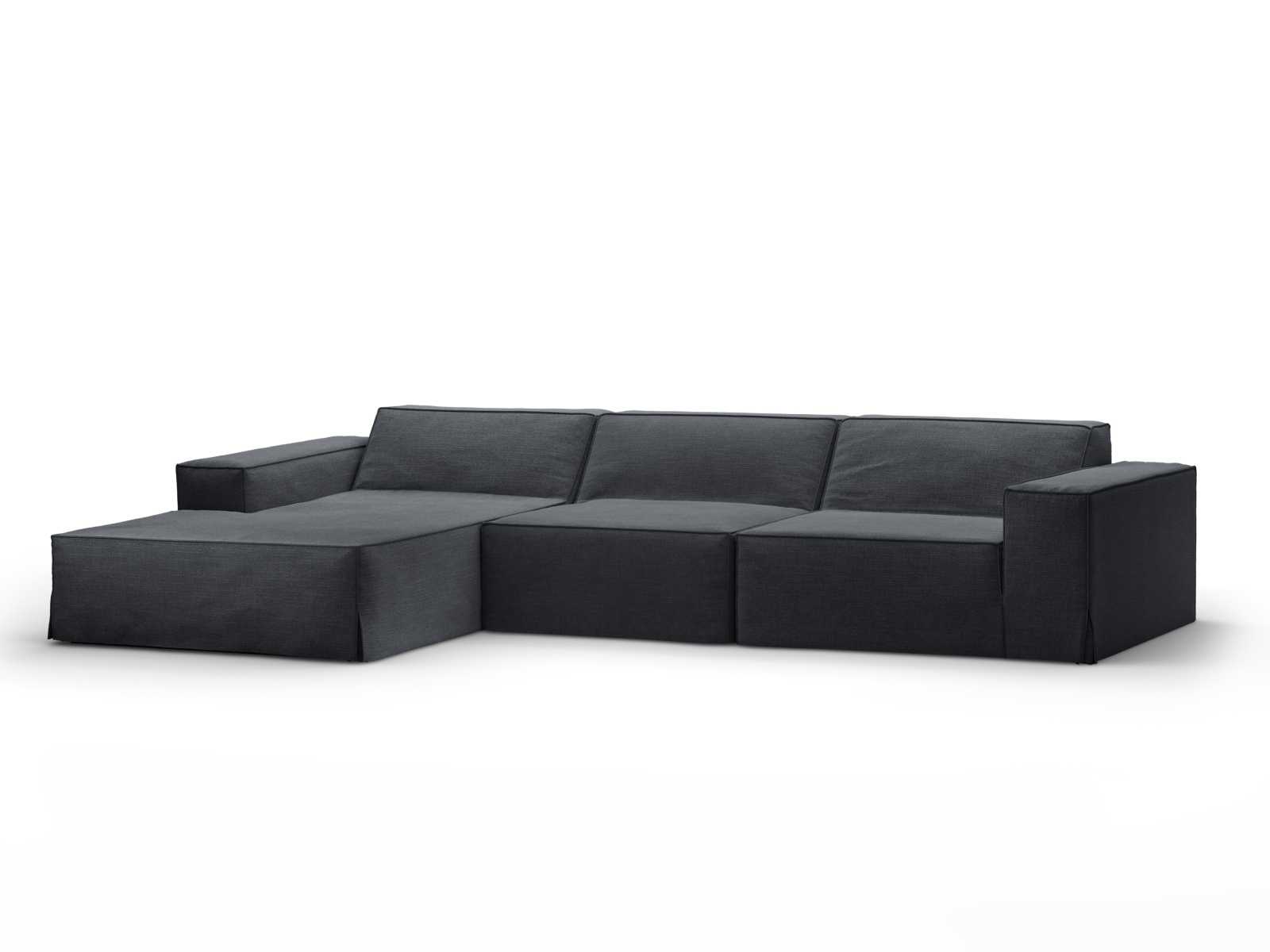 Modular Left Corner Sofa, "Jodie", 4 Seats, 284x162x77