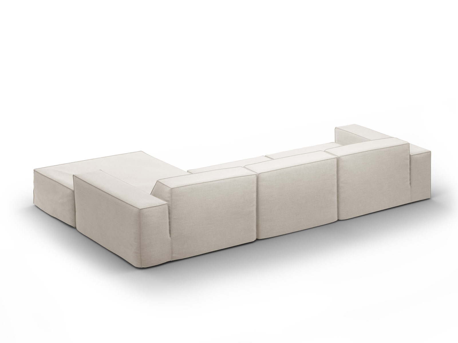 Modular Right Corner Sofa, "Jodie", 4 Seats, 284x162x77