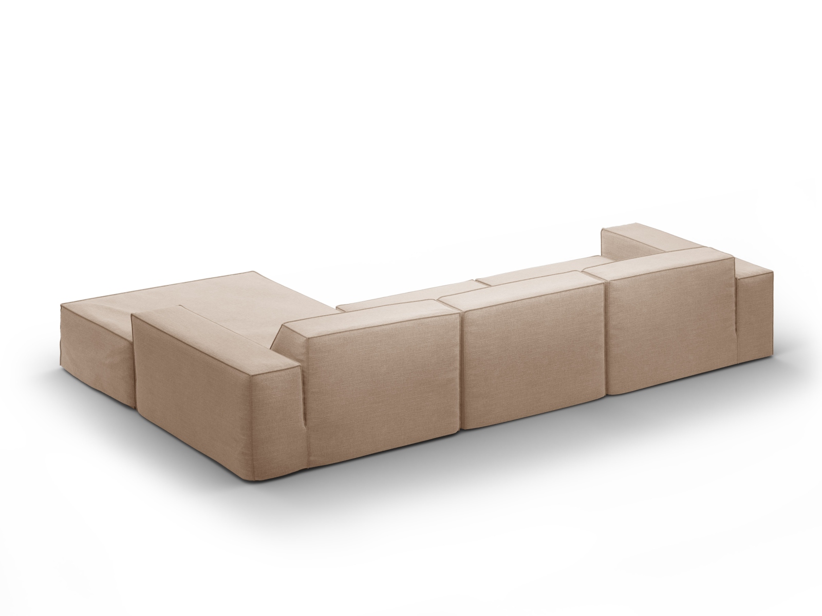 Modular Right Corner Sofa, "Jodie", 4 Seats, 284x162x77