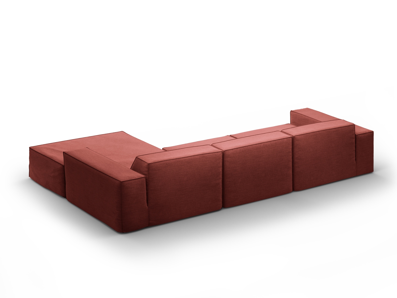 Modular Right Corner Sofa, "Jodie", 4 Seats, 284x162x77