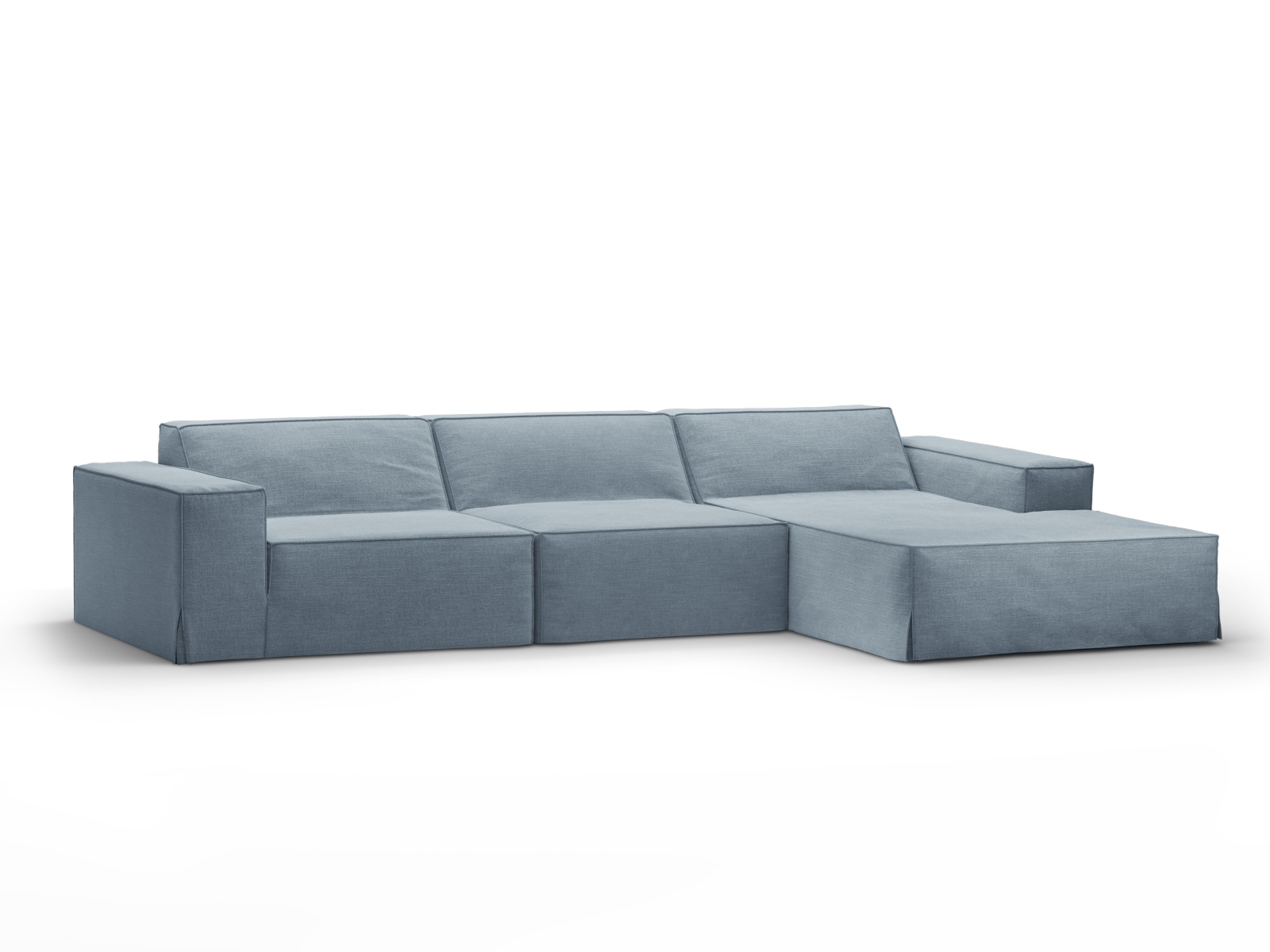 Modular Right Corner Sofa, "Jodie", 4 Seats, 284x162x77