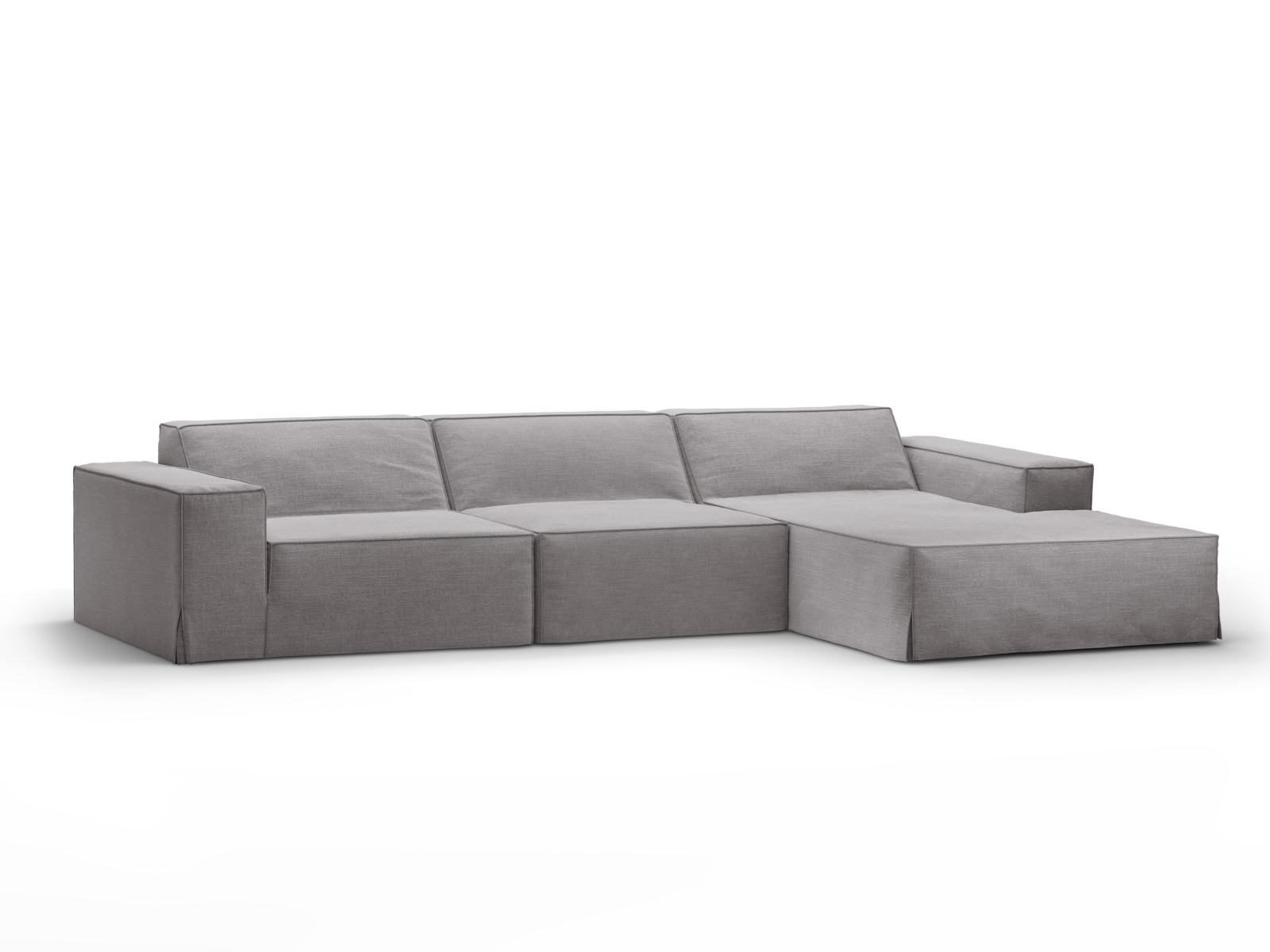 Modular Right Corner Sofa, "Jodie", 4 Seats, 284x162x77