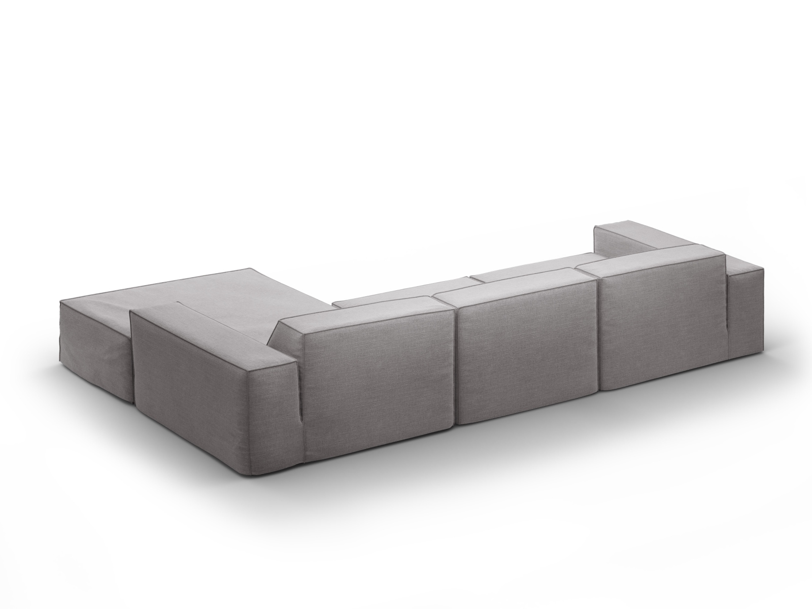 Modular Right Corner Sofa, "Jodie", 4 Seats, 284x162x77