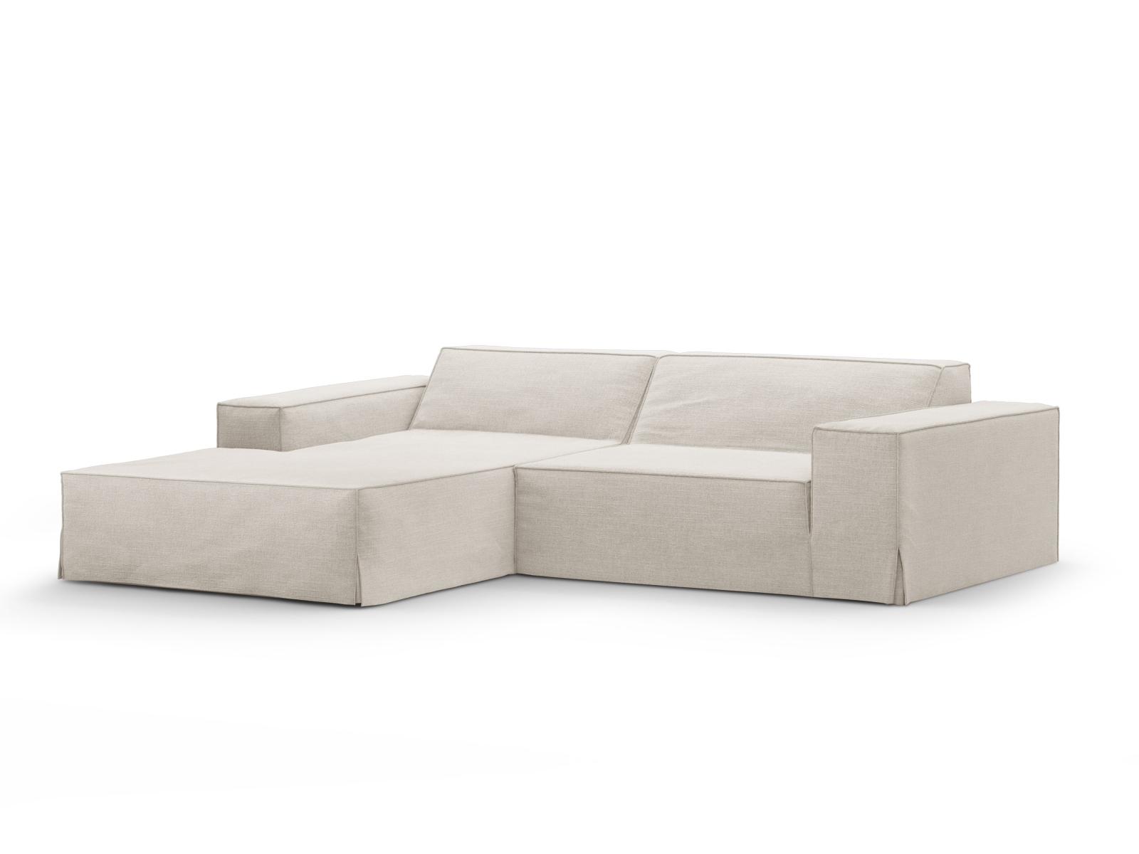 Modular Left Corner Sofa, "Jodie", 3 Seats, 224x162x77